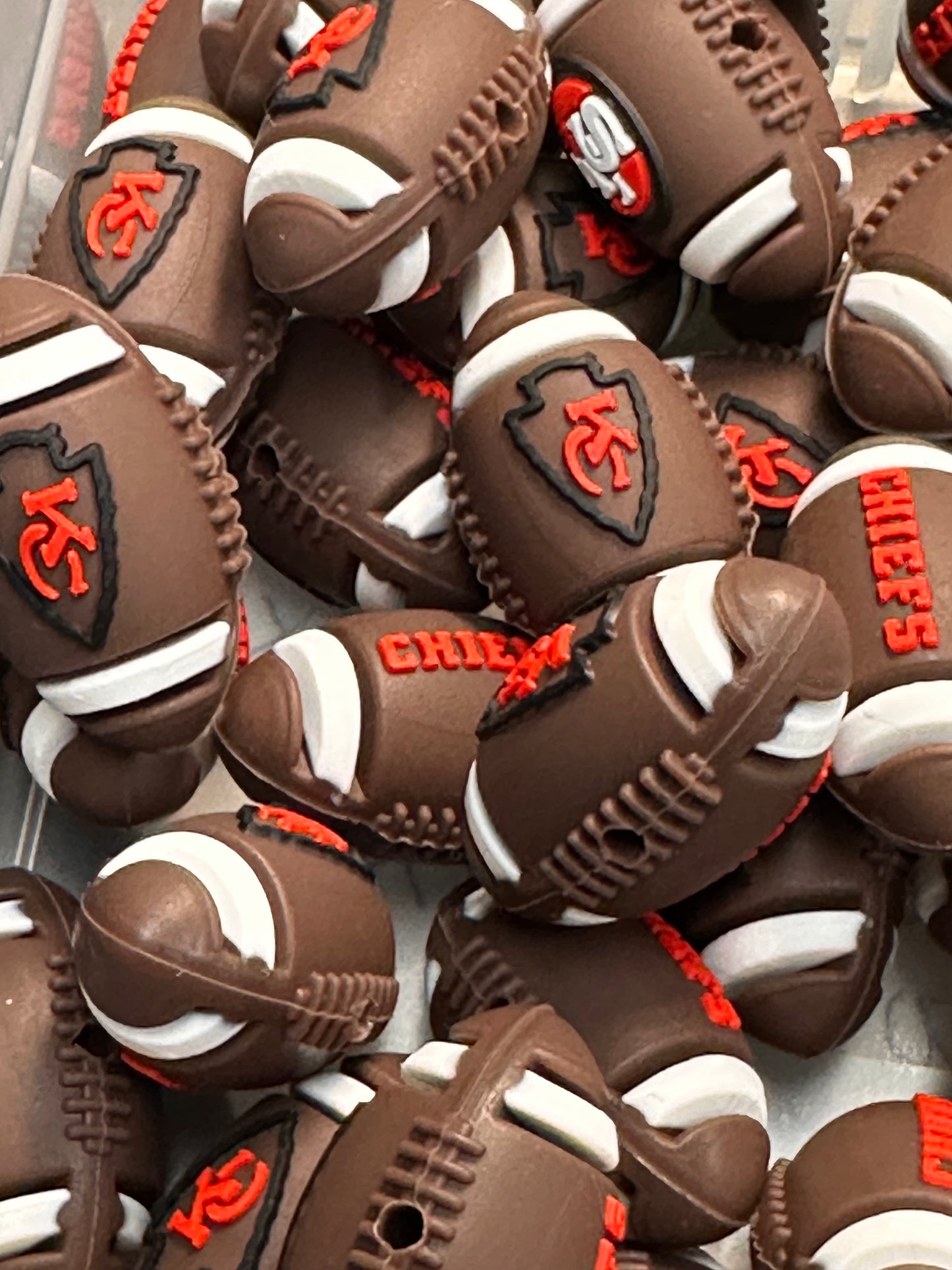 3D focal bead/football/ eras