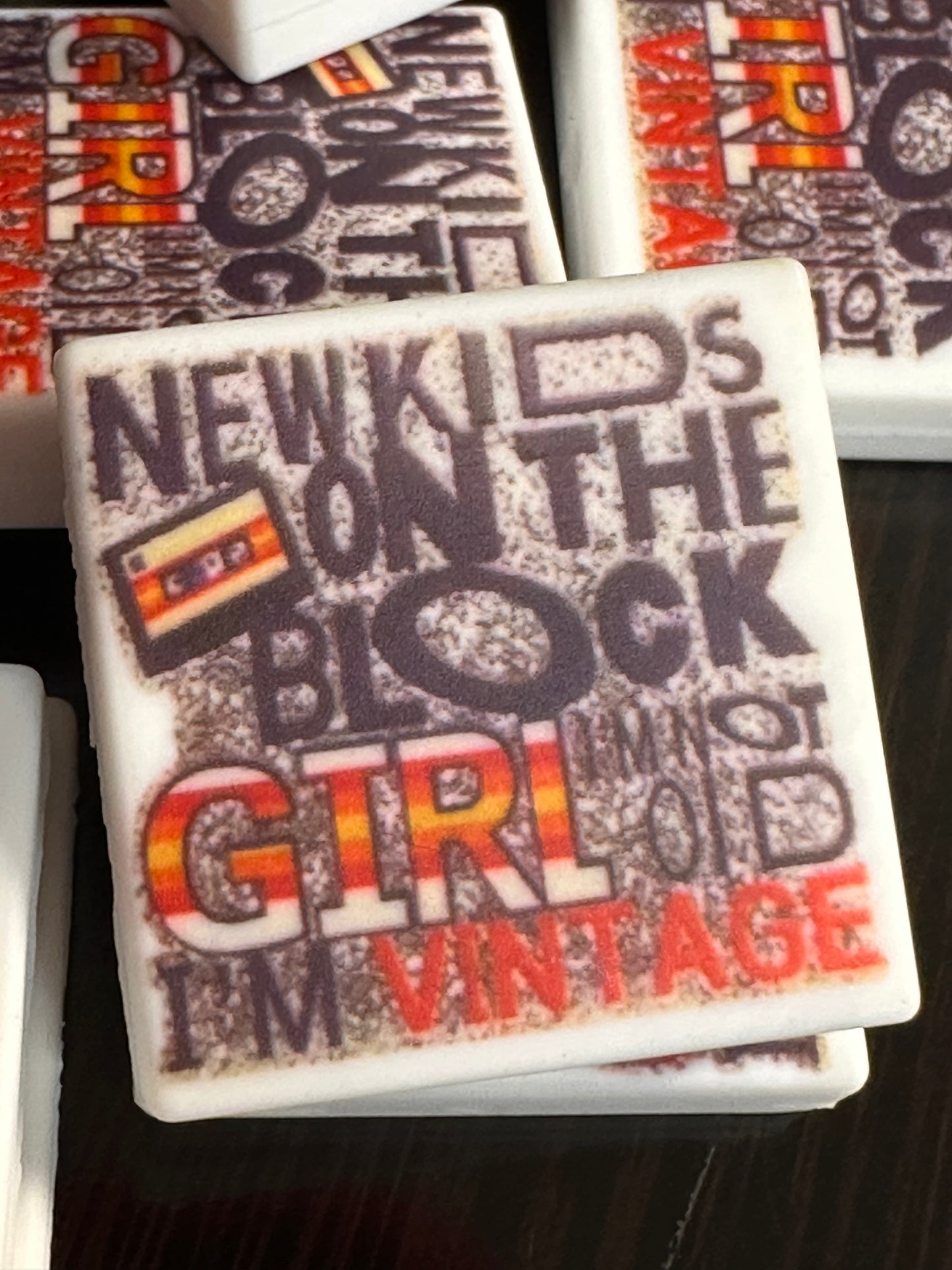 NKOTB NEW KIDS ON THE BLOCK focal bead design 4
