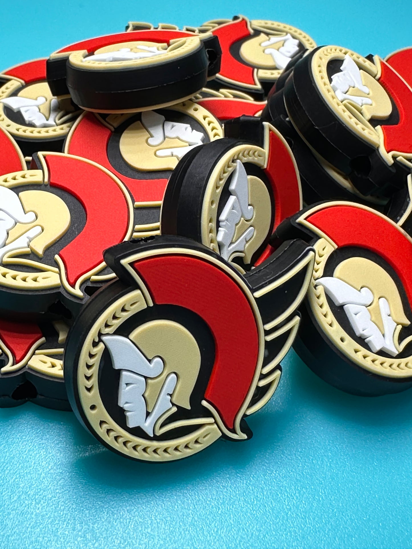Ottawa Senators focal bead/ hockey/