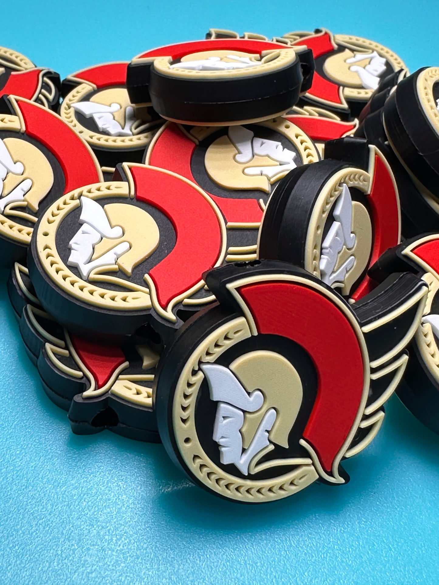 Ottawa Senators focal bead/ hockey/