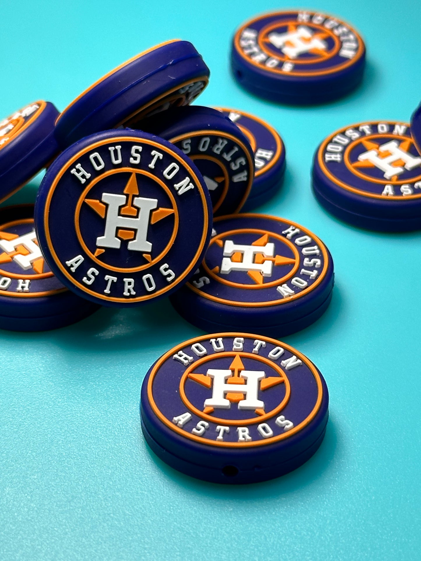Houston Astros focal bead/ baseball