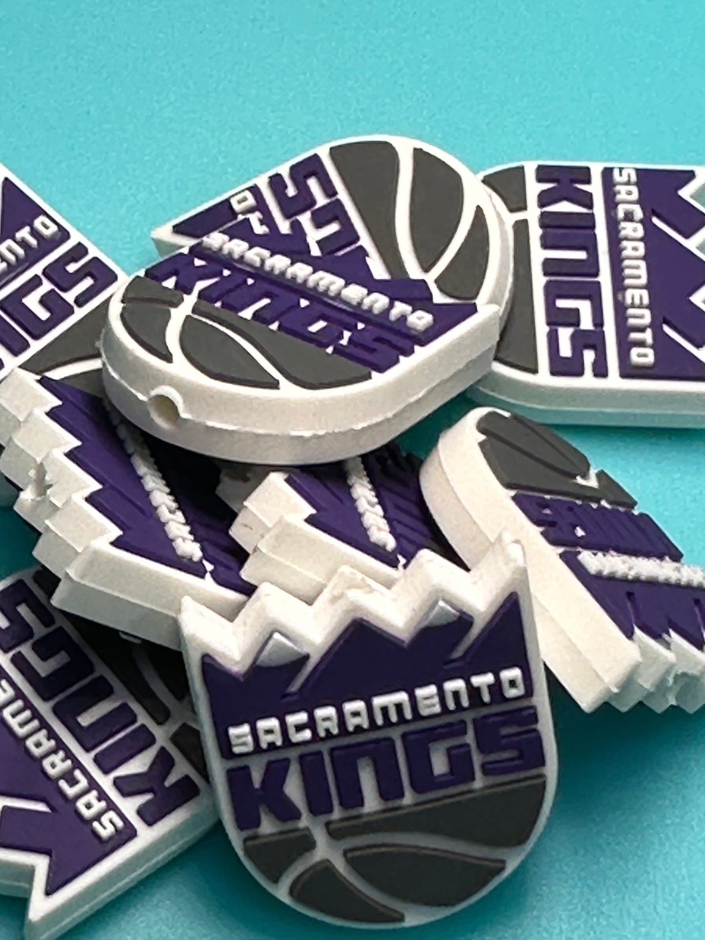 Sacramento Kings focal bead / basketball