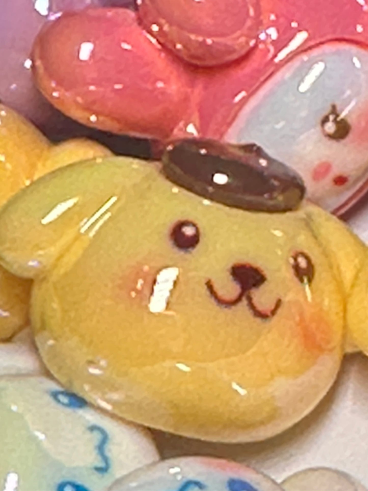 Sanrio HK Cat KUKU acrylic beads/ Five (5) different beads included/pen beading beads / keychain beads/ DIY/ bag charm beads