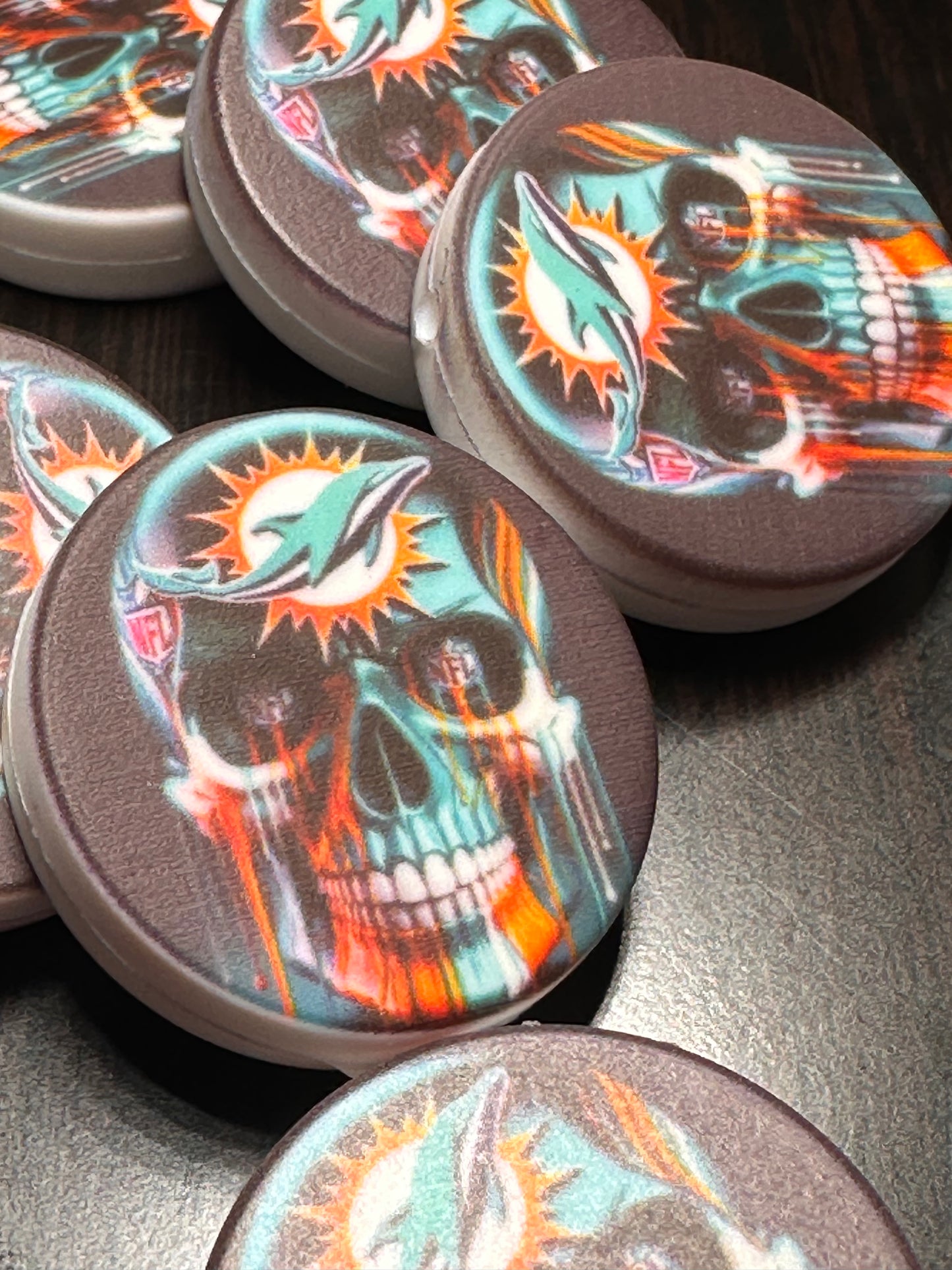 NEW Miami Dolphins focal bead