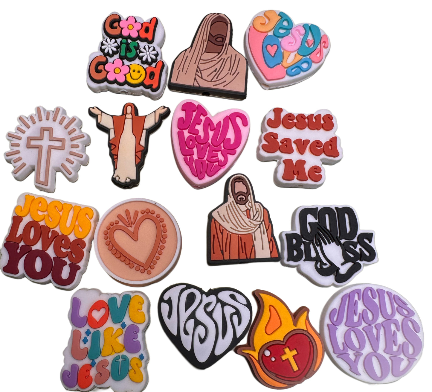 Jesus /God/ Focal Bead/ beadable pen/ Silicone bead/ keychain bead/Faith/Jesus/ Christian / Final beads listing/ One and dones