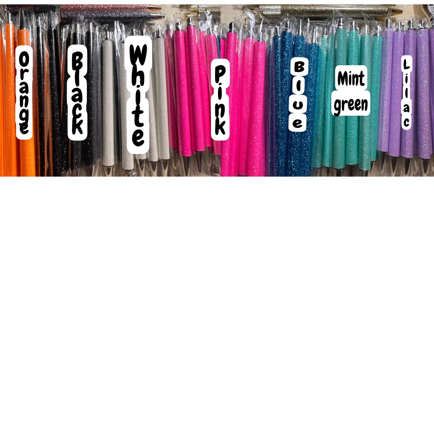 Glitter ink pens/ DIY ink pens/ Pens for customizing/ Pens for Taylor Swift pen wraps