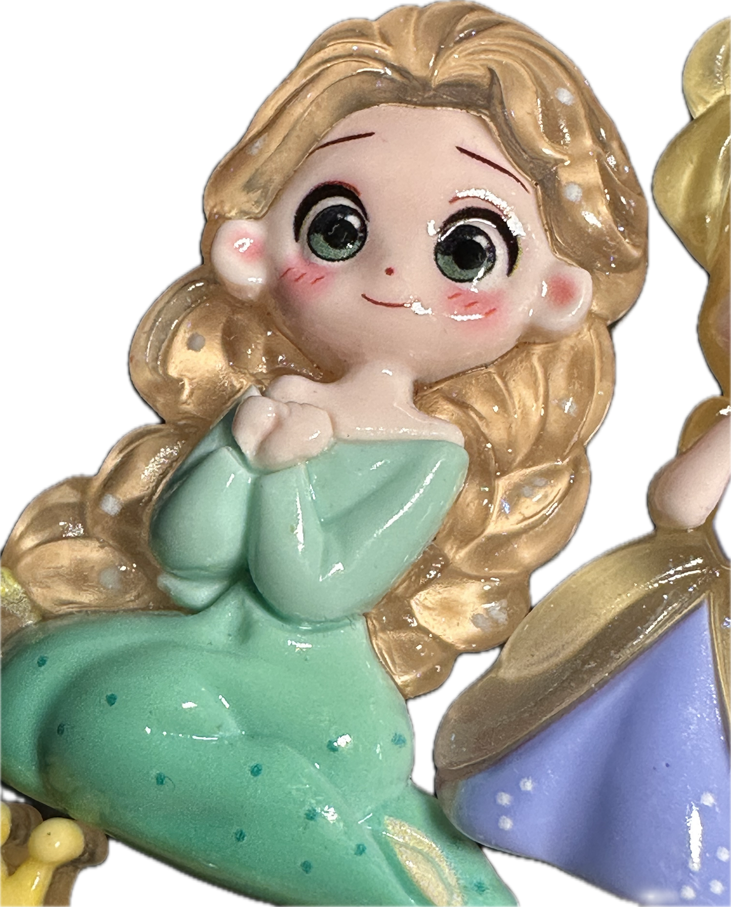 Seven different (7) princesses included /cute acrylic pieces/badge reel/acrylic