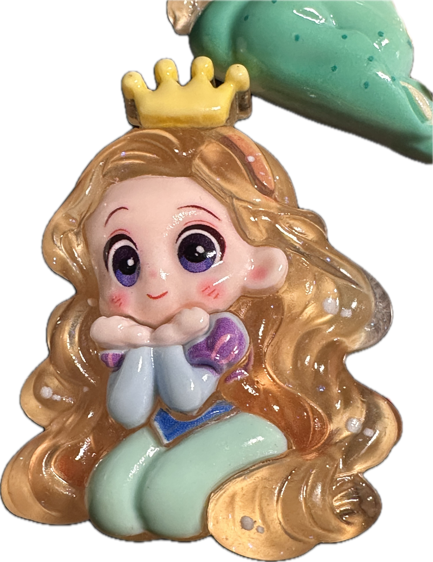 Seven different (7) princesses included /cute acrylic pieces/badge reel/acrylic
