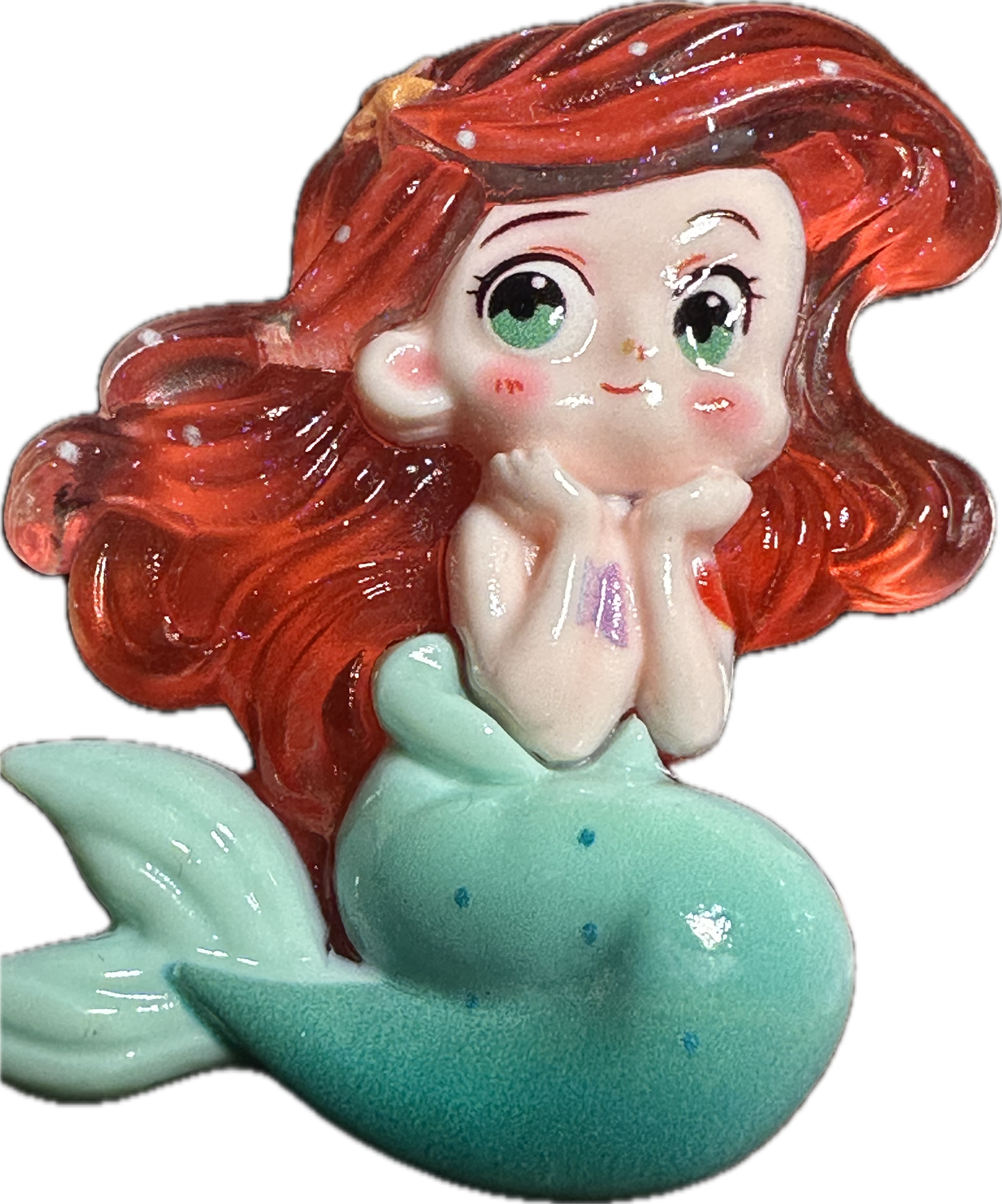 Seven different (7) princesses included /cute acrylic pieces/badge reel/acrylic