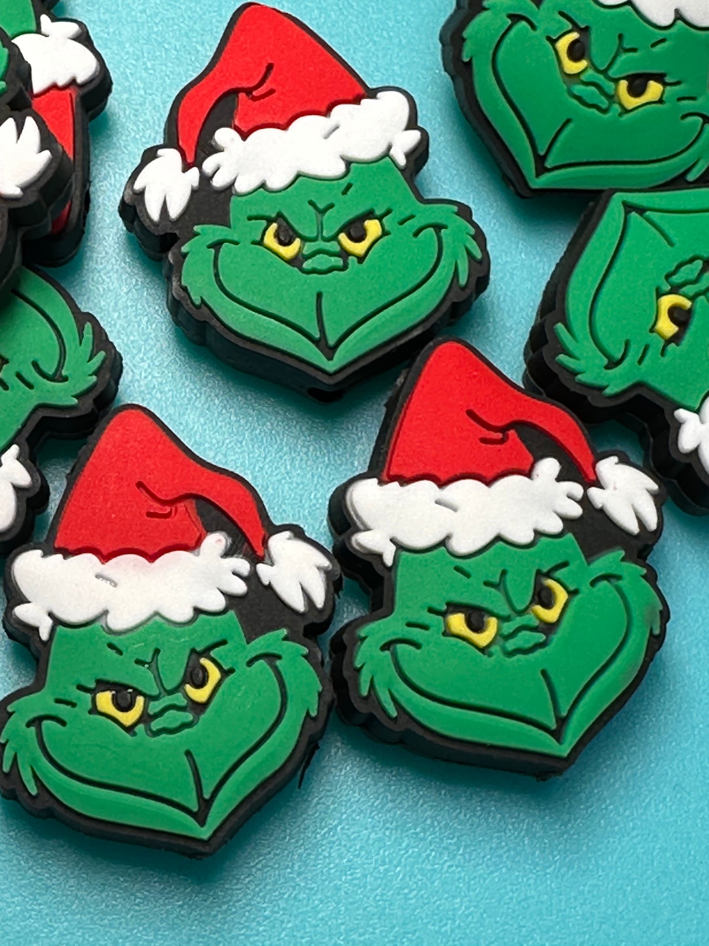 Green guy / Focal Bead/ beadable pen/ Silicone bead/ keychain bead/ pumpkin/ fall / Halloween/dark green