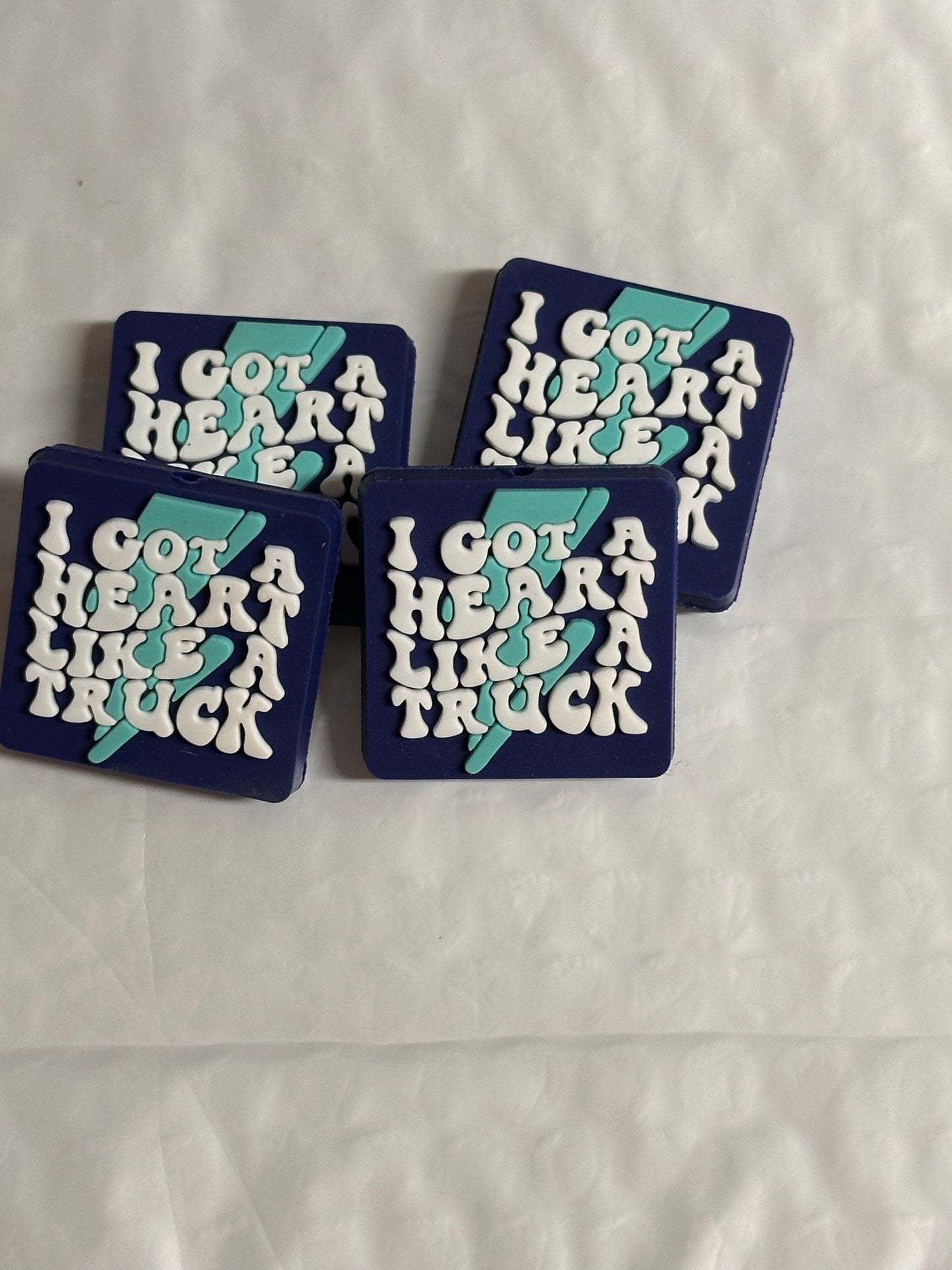 Heart like a truck focal bead/ Lainey Wilson focal bead