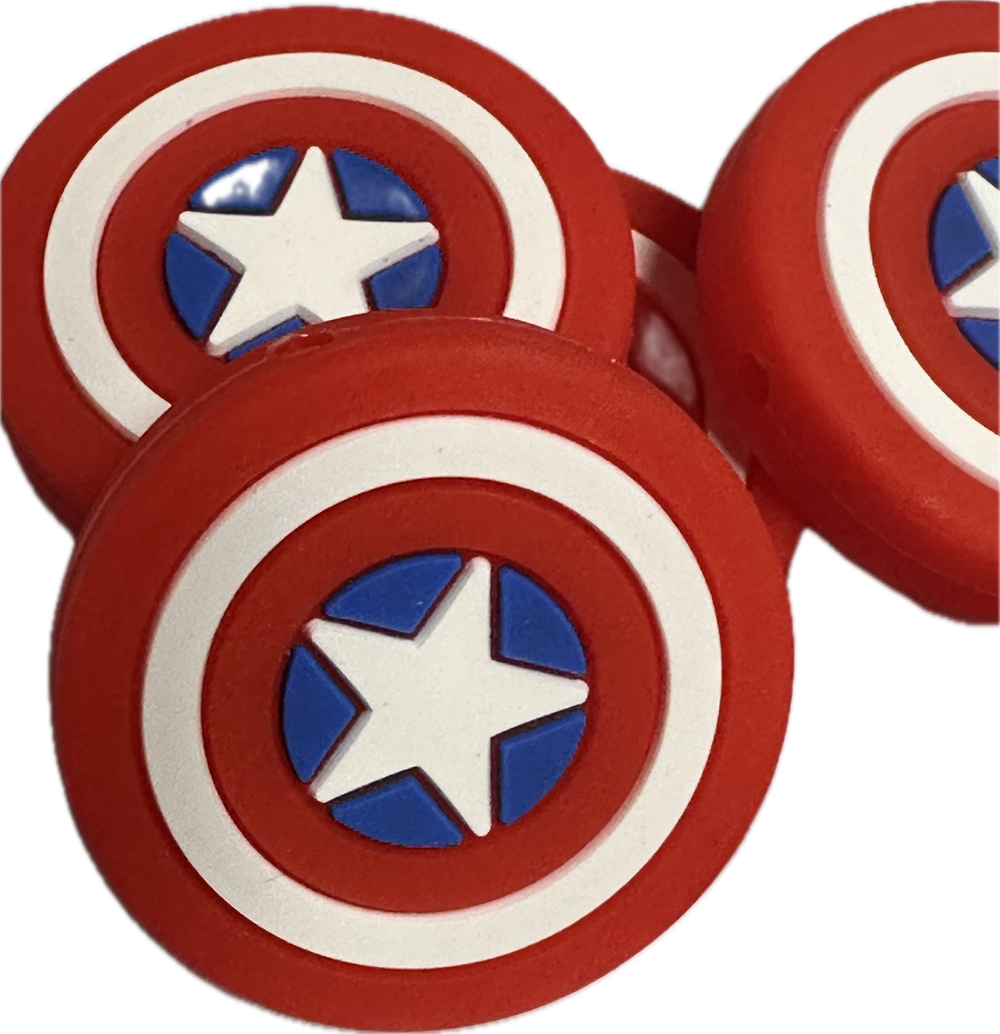 America circle Focal Bead/ Patriotic/ super star