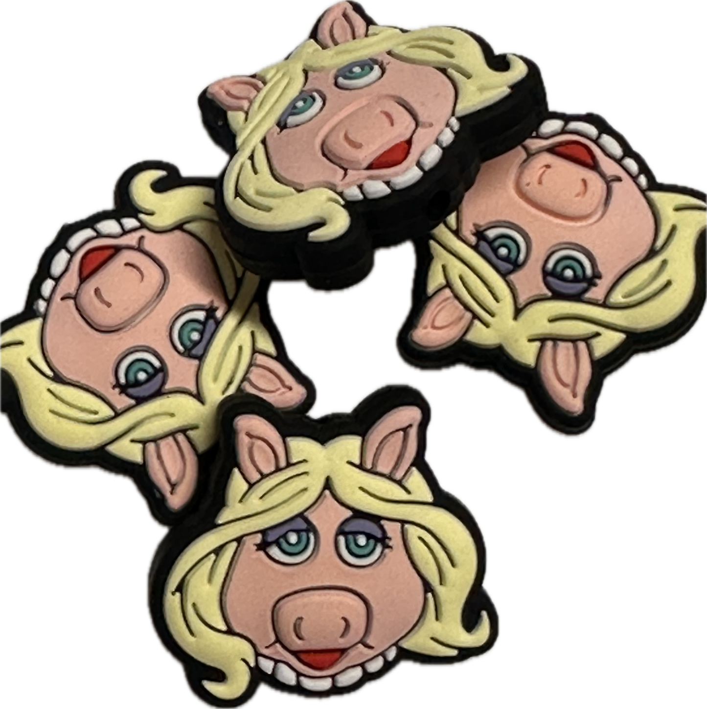 Pig focal bead/ silicone bead for pen beading/