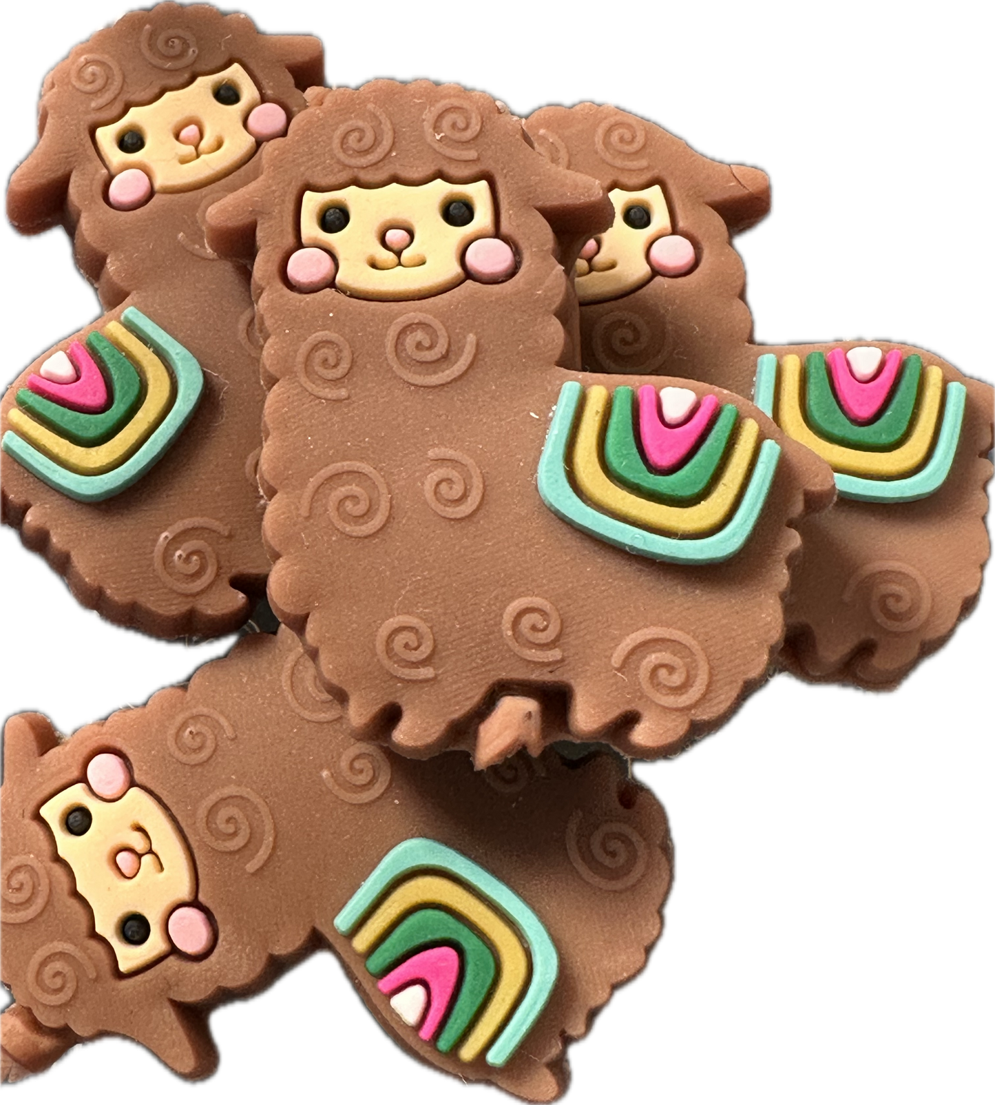llama Focal Bead/ beadable pen/ Silicone bead/ keychain bead/ llama style #2
