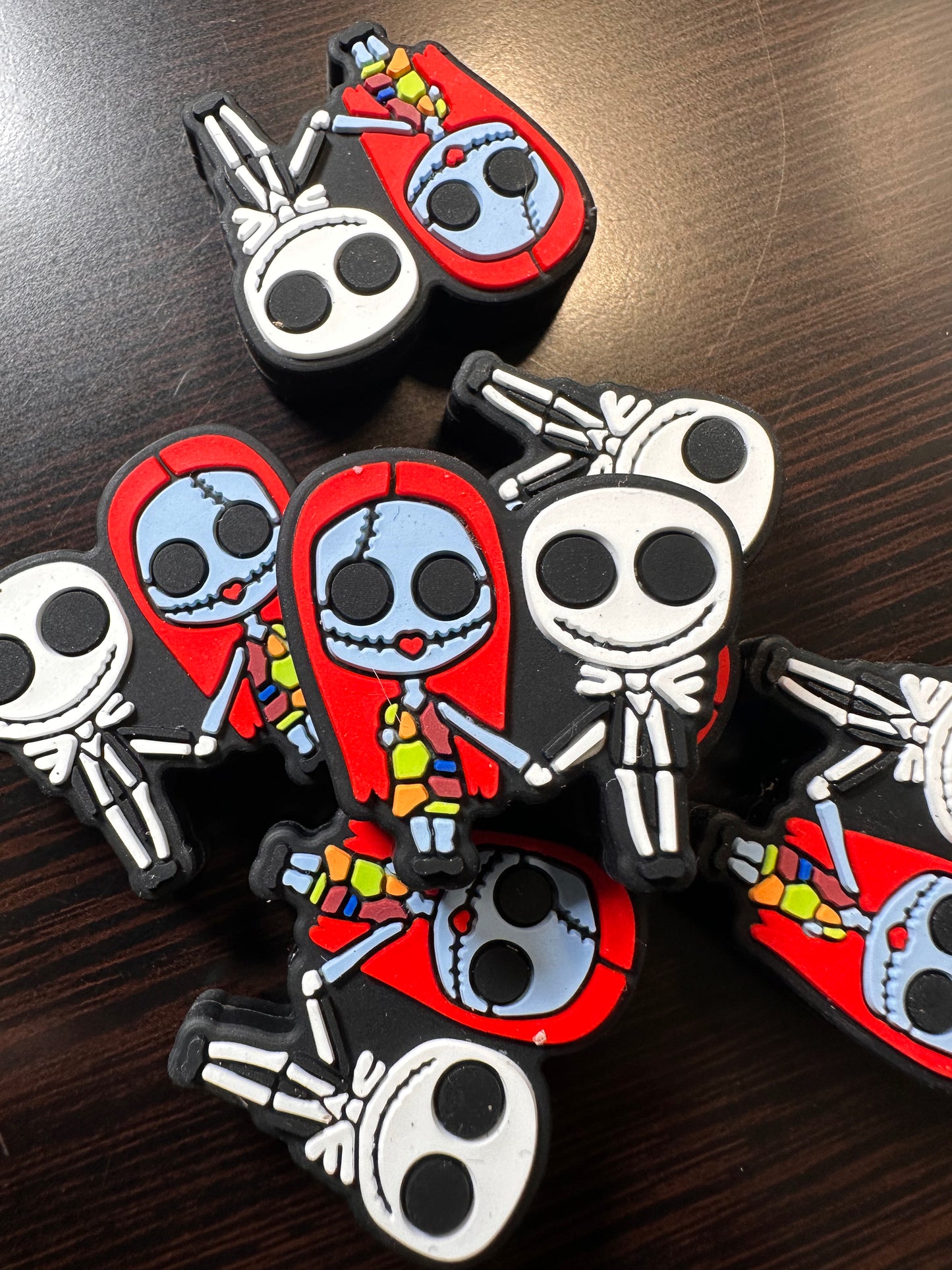 Scary couple / Focal Bead/ beadable pen/ Silicone bead/ keychain bead/horror/ #2