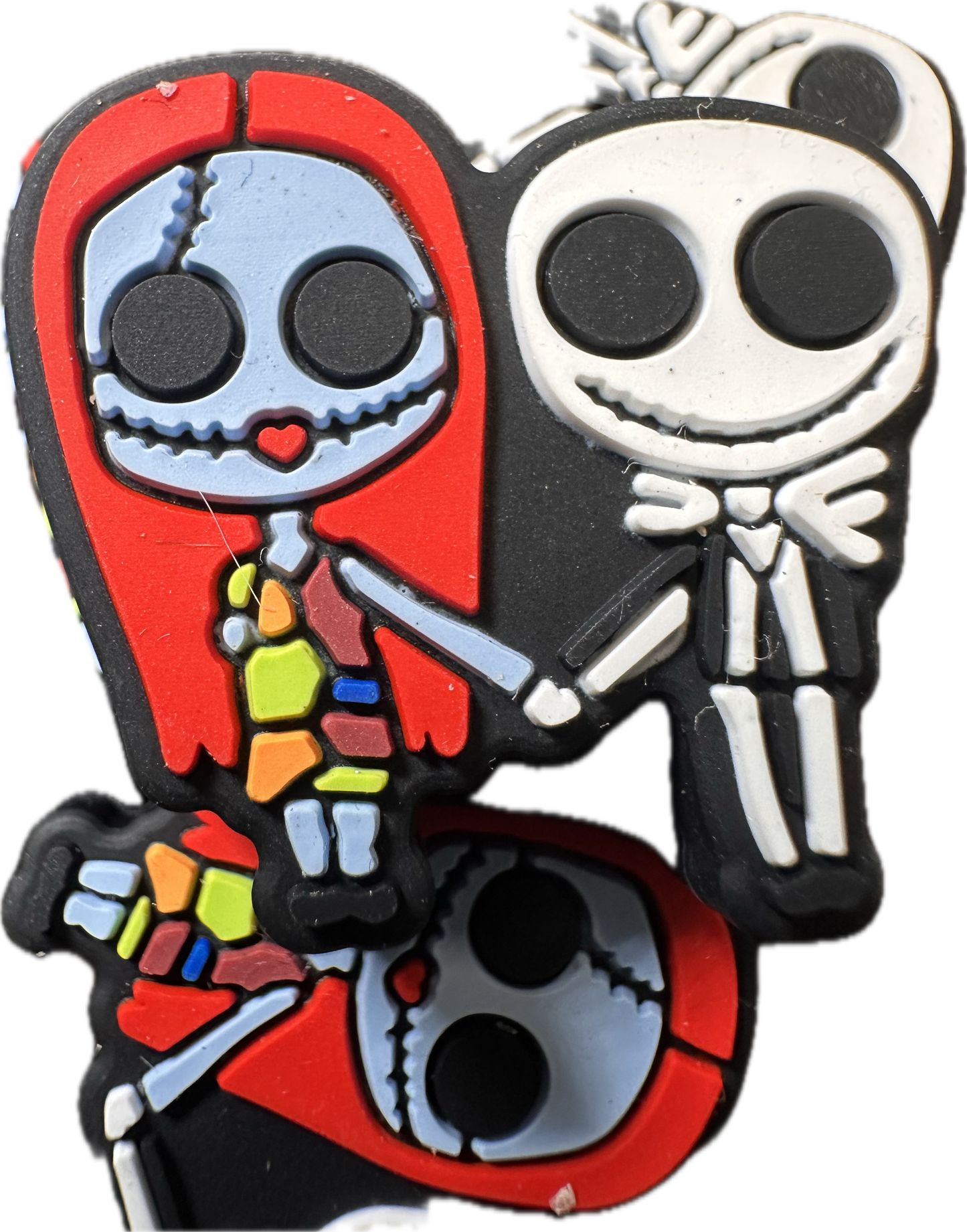 Scary couple / Focal Bead/ beadable pen/ Silicone bead/ keychain bead/horror/ #2
