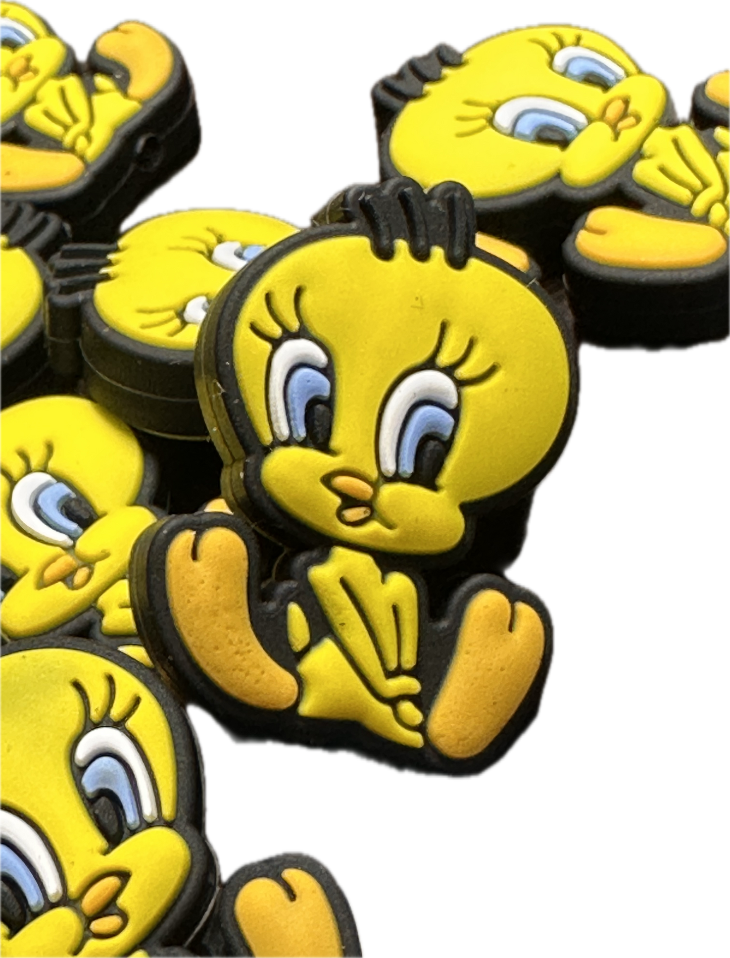 Yellow birdie focal bead/ silicone bead for pen beading/tweet