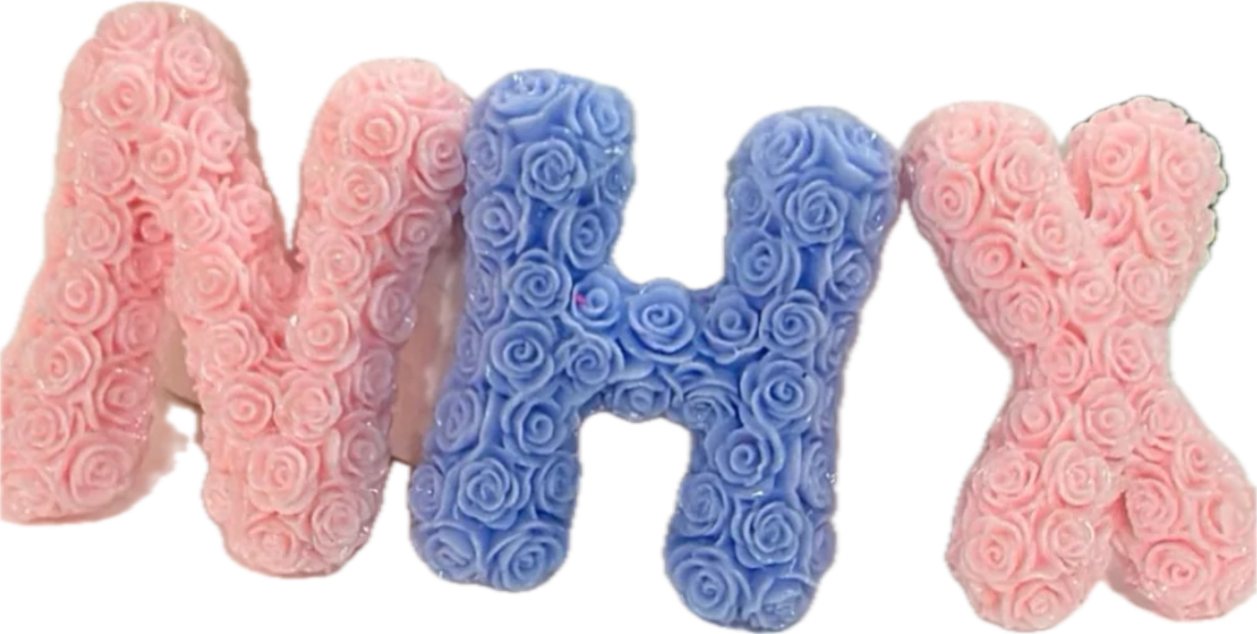 Alphabet letters beads/ hole top to bottom/ perfect for beadable pens and keychain DIY/ choose your letters to personalize your project