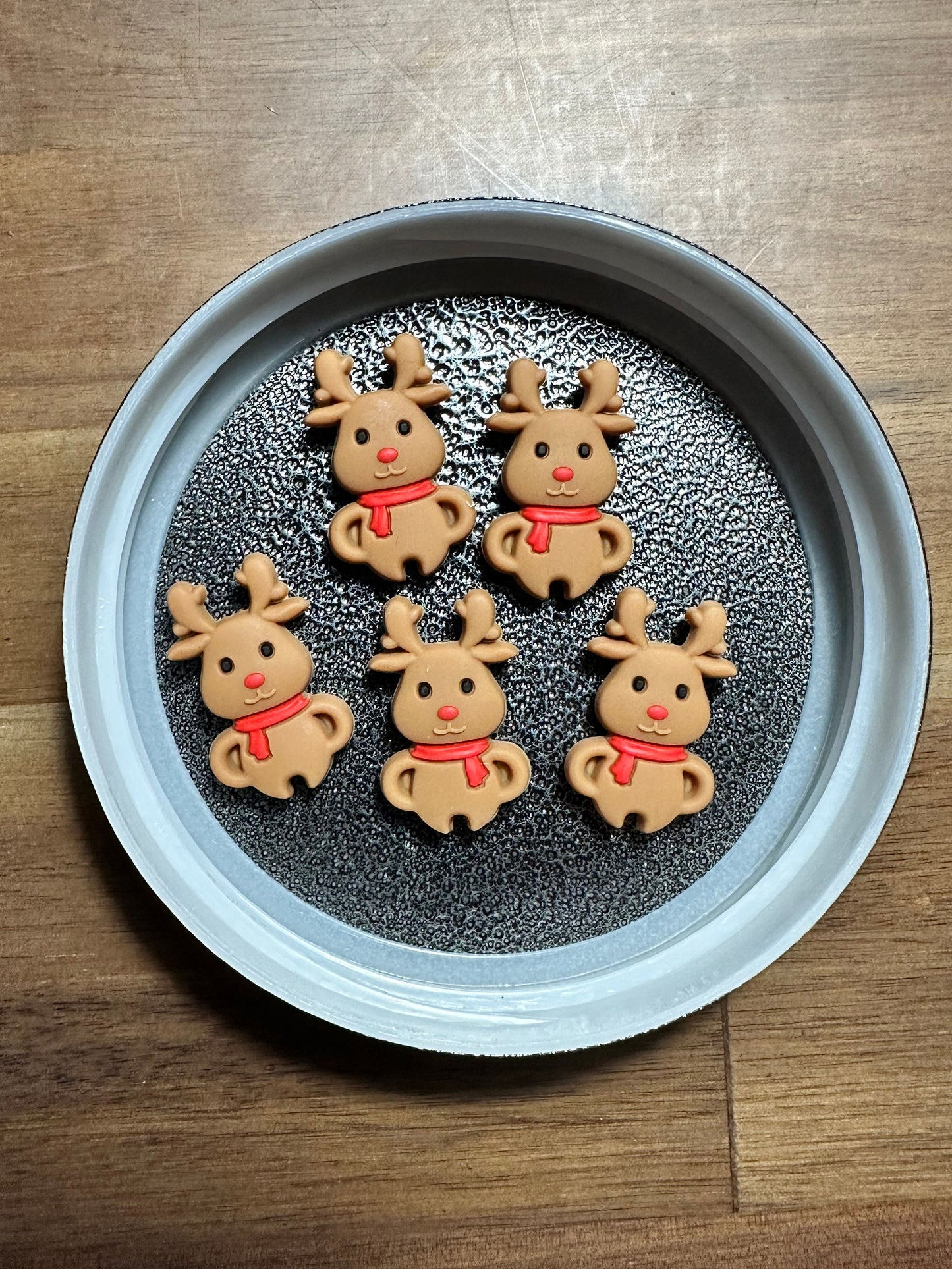 Christmas Reindeer/ Rudy/ Focal Bead/ beadable pen/ Silicone bead/ keychain bead/ vintage truck/ Christmas