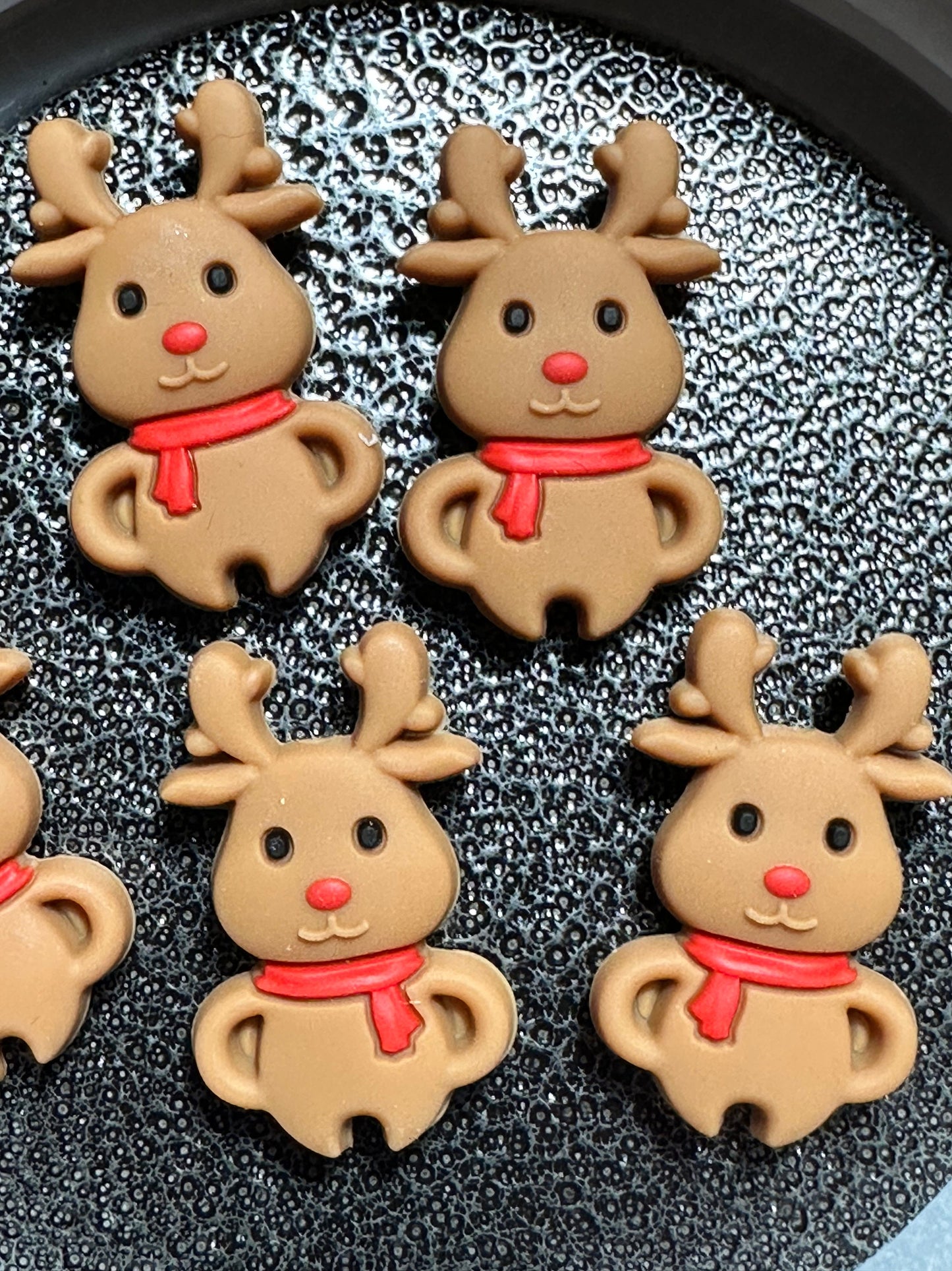 Christmas Reindeer/ Rudy/ Focal Bead/ beadable pen/ Silicone bead/ keychain bead/ vintage truck/ Christmas