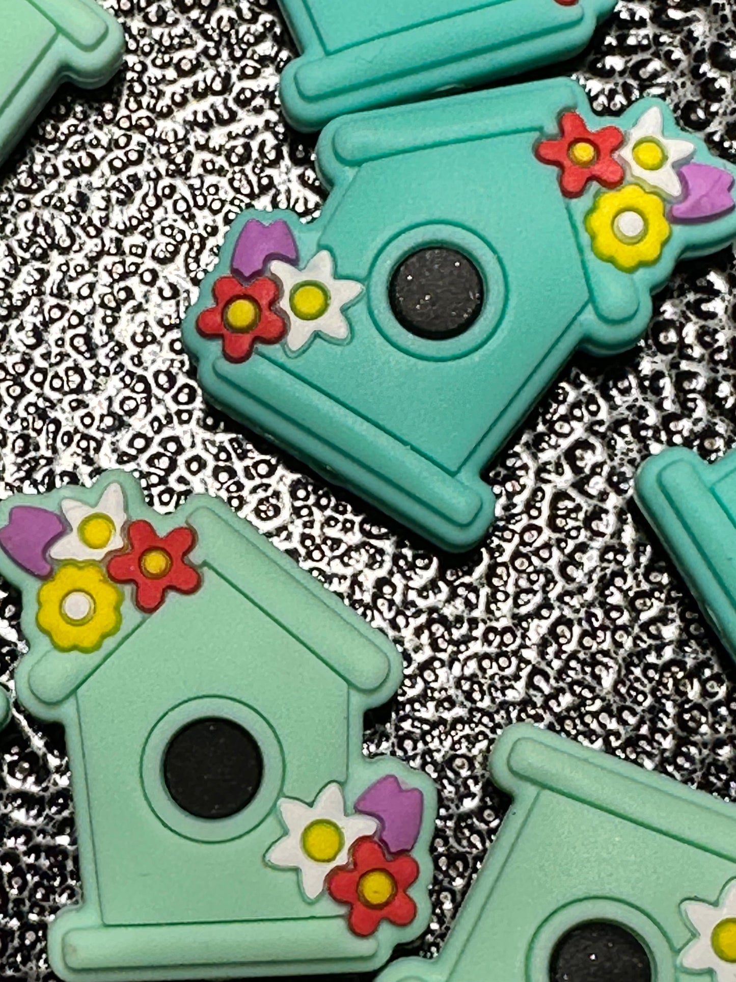 Bird house/ Butterfly/ flowers/ Focal Bead/ beadable pen/ Silicone bead/ keychain bead/ bird