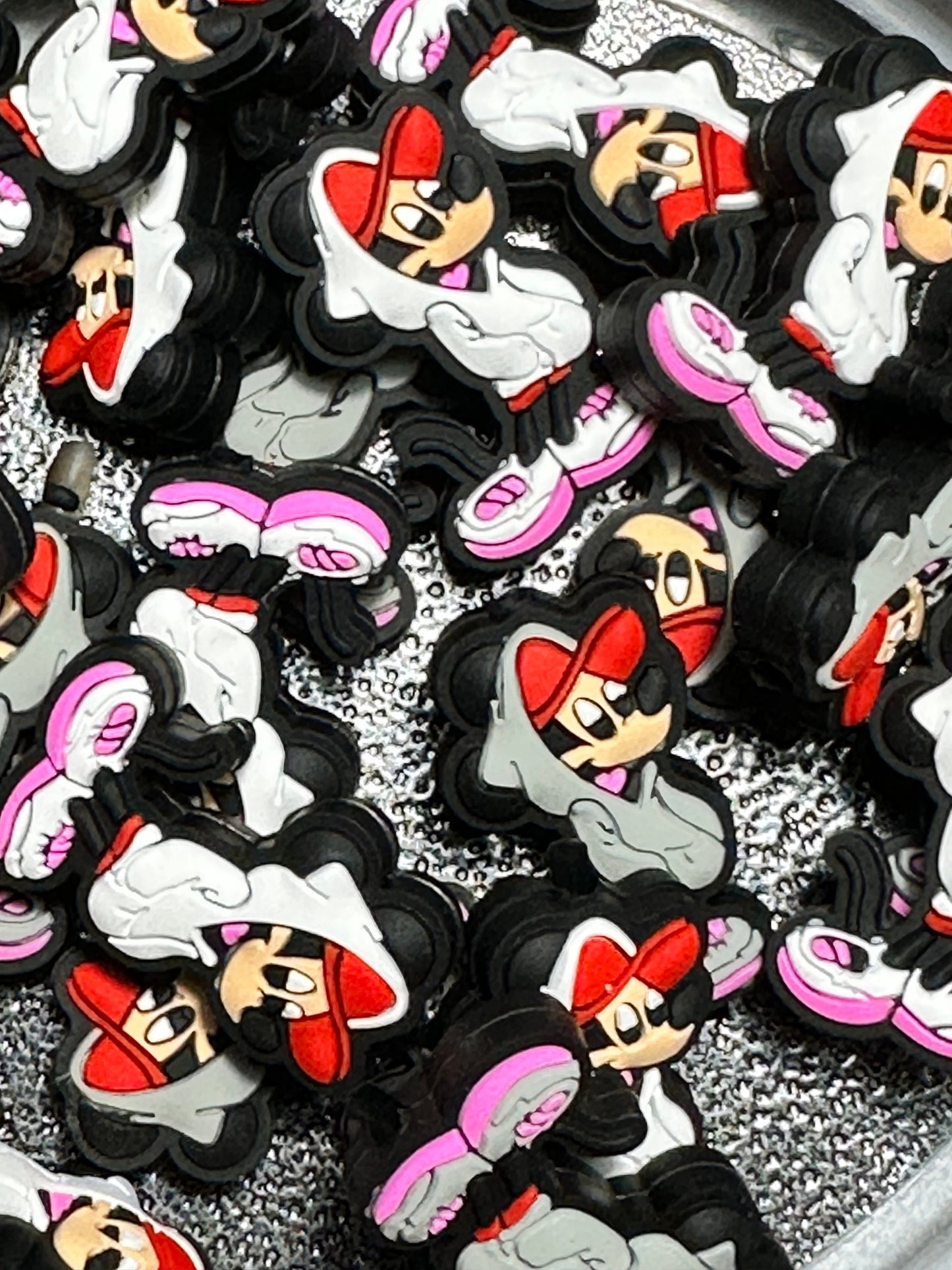 Kids Character/ Focal Bead/ beadable pen/ Silicone bead/ keychain beads