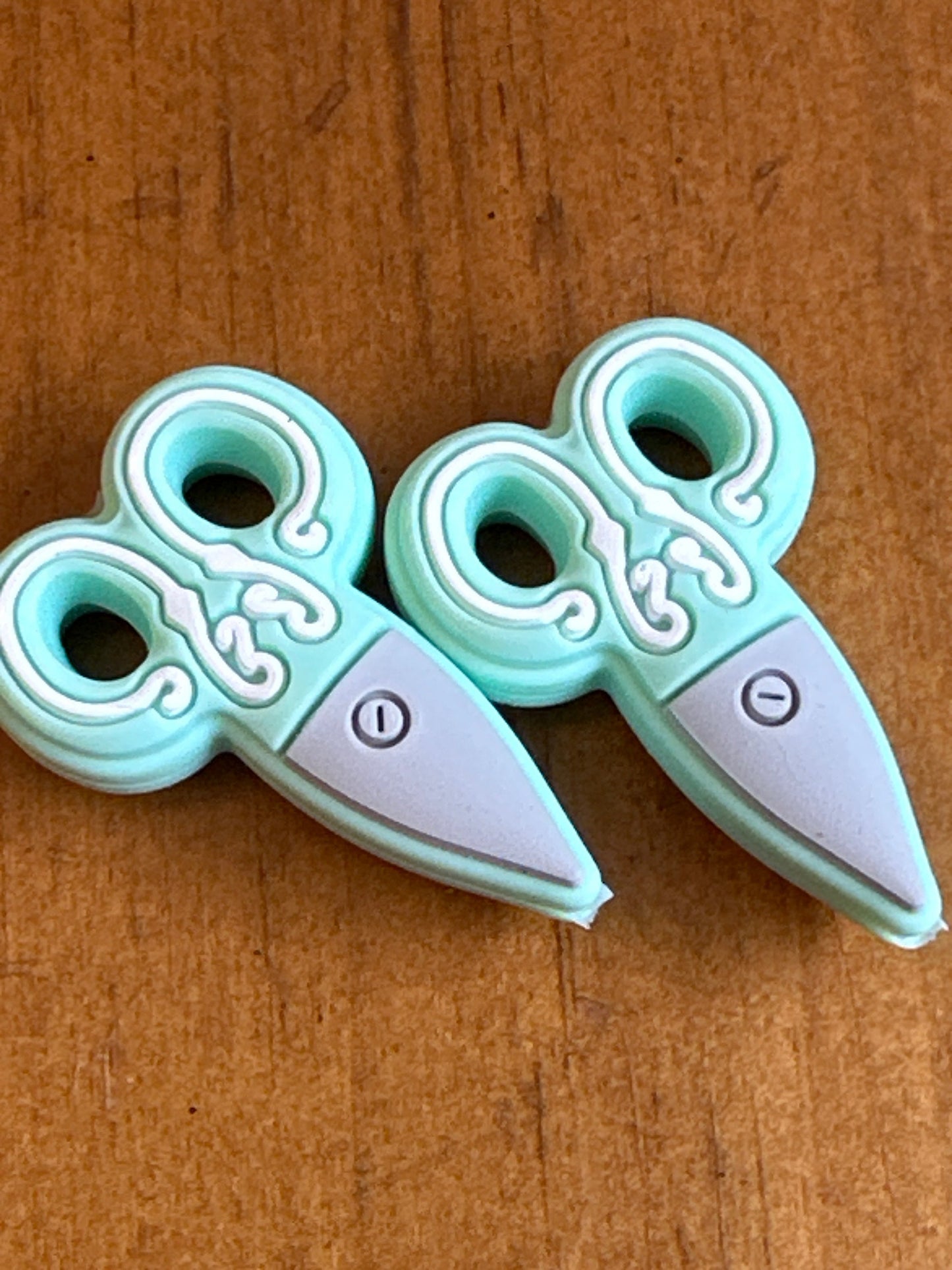 Scissors/ hair dresser/Focal Bead/ teacher / beadable pen/Silicone bead/ keychain bead/ l seamstress/ unique