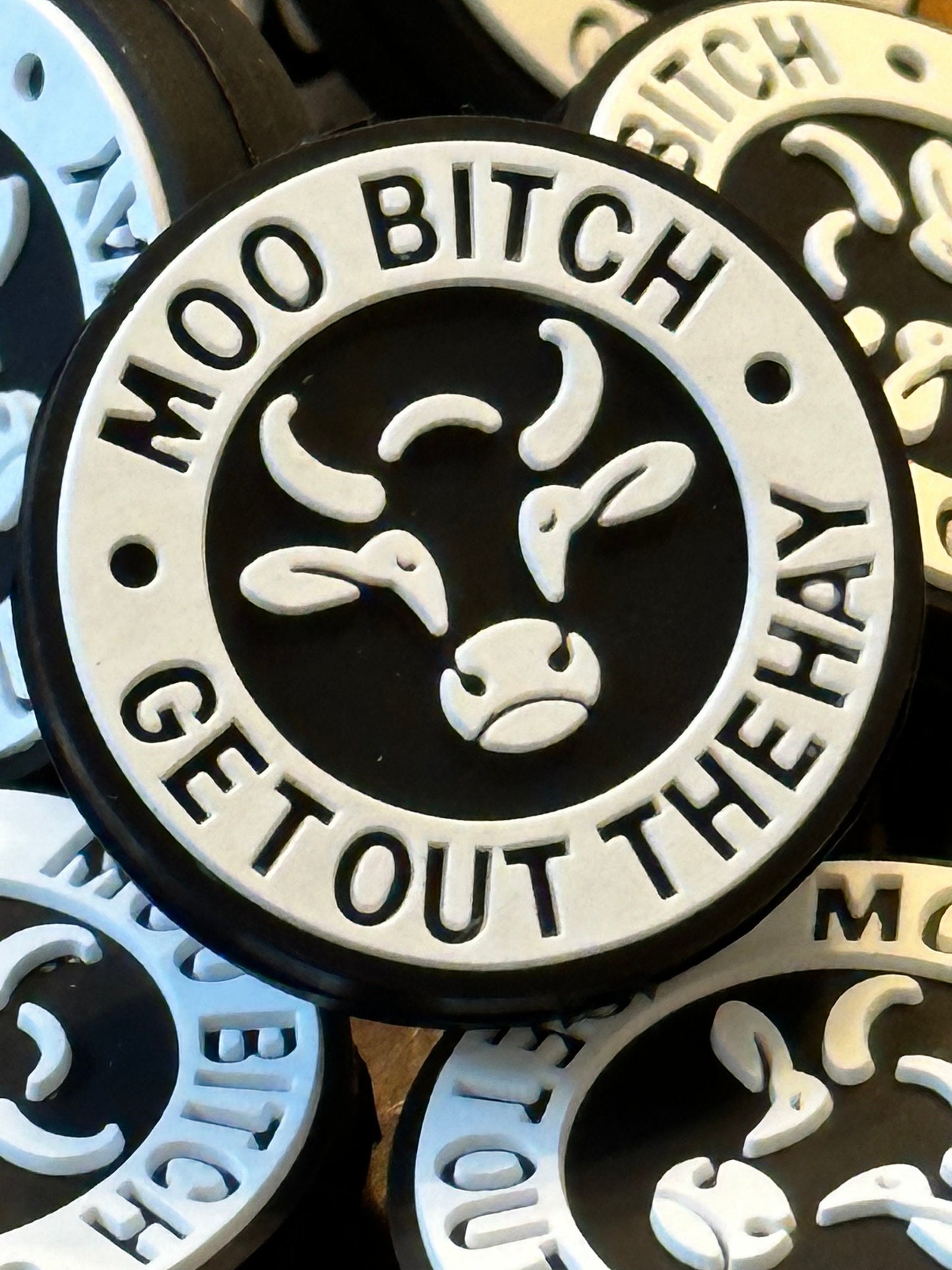 Cow/ Focal Bead/ beadable pen/ Silicone bead/ keychain bead/