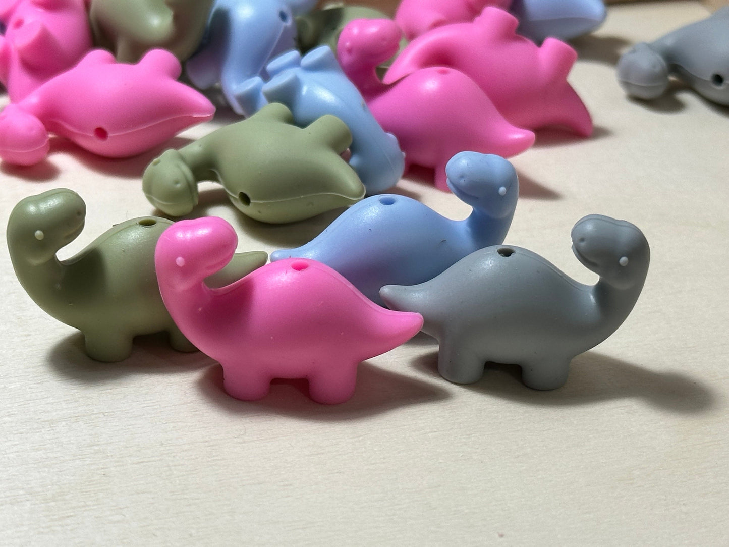 DINOSAUR 2 / Focal Bead/ beadable pen/ Silicone bead/ keychain beads/