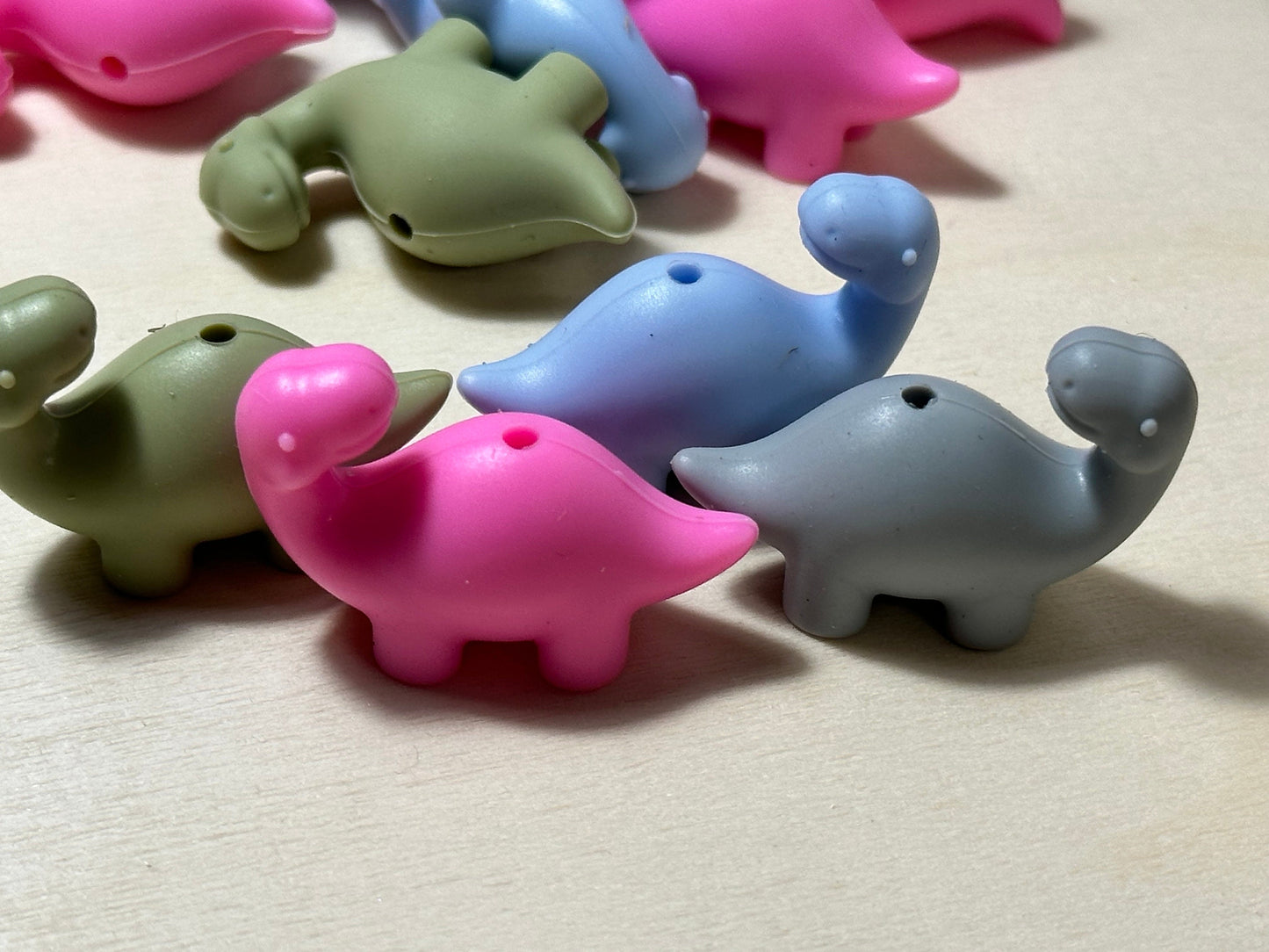 DINOSAUR 2 / Focal Bead/ beadable pen/ Silicone bead/ keychain beads/