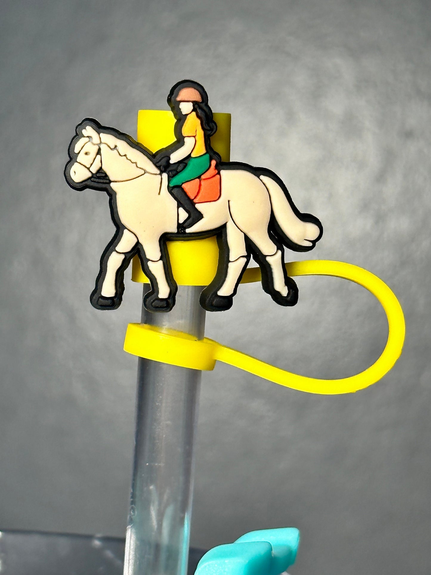 Equestrian Straw Cap Cover/ Reusable/ Tumbler/ Stan Cup Accessories/ horse rider/ hunter jumper/ equitation