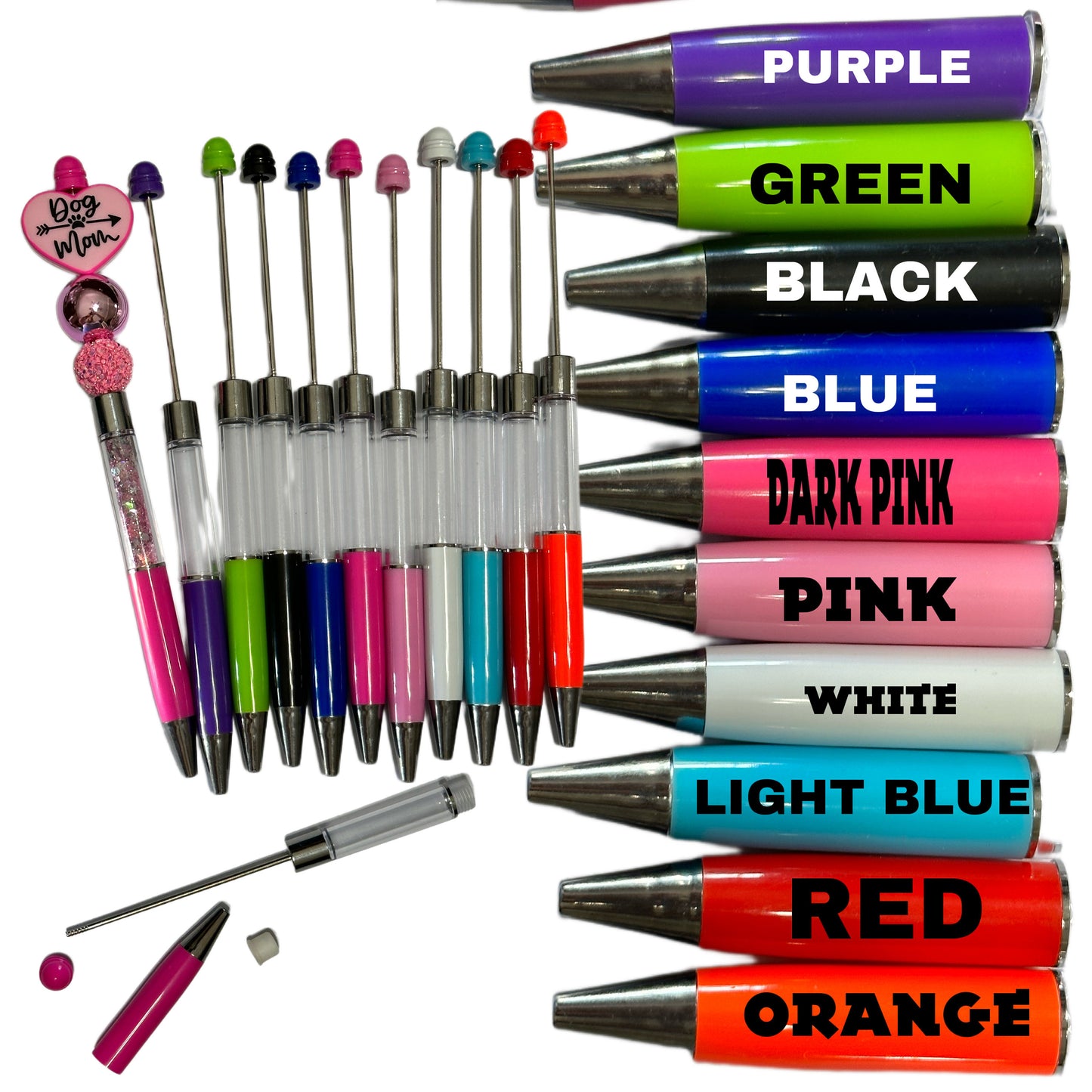DIY Fillable and Beadable pens/ craft pens/ glitter pens/ snow globe pen/ bling pen/ beadable pens/ ink pen/ DIY pen