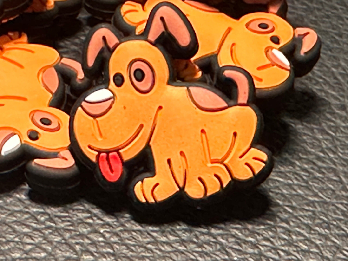 Spotted dog focal bead / Focal Bead/ beadable pen/ Silicone bead/ keychain bead/ DIY/ brown dog/