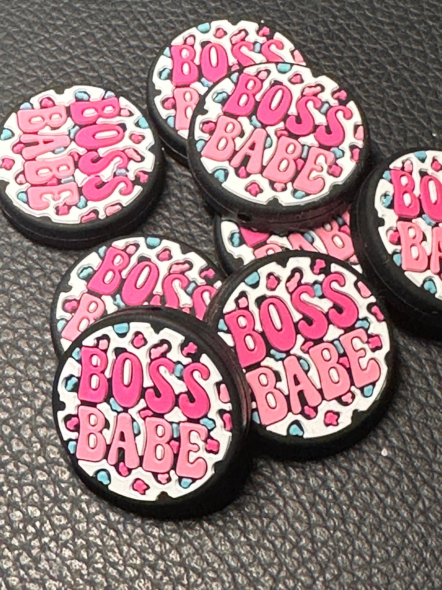 Boss babe/ Focal Bead/ beadable pen/ Silicone bead/ keychain bead/ DIY/boss/