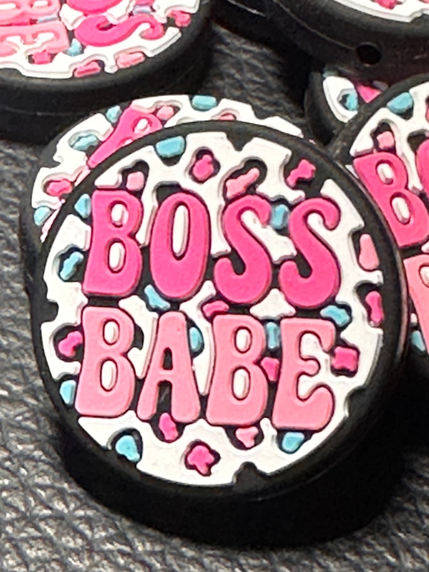Boss babe/ Focal Bead/ beadable pen/ Silicone bead/ keychain bead/ DIY/boss/