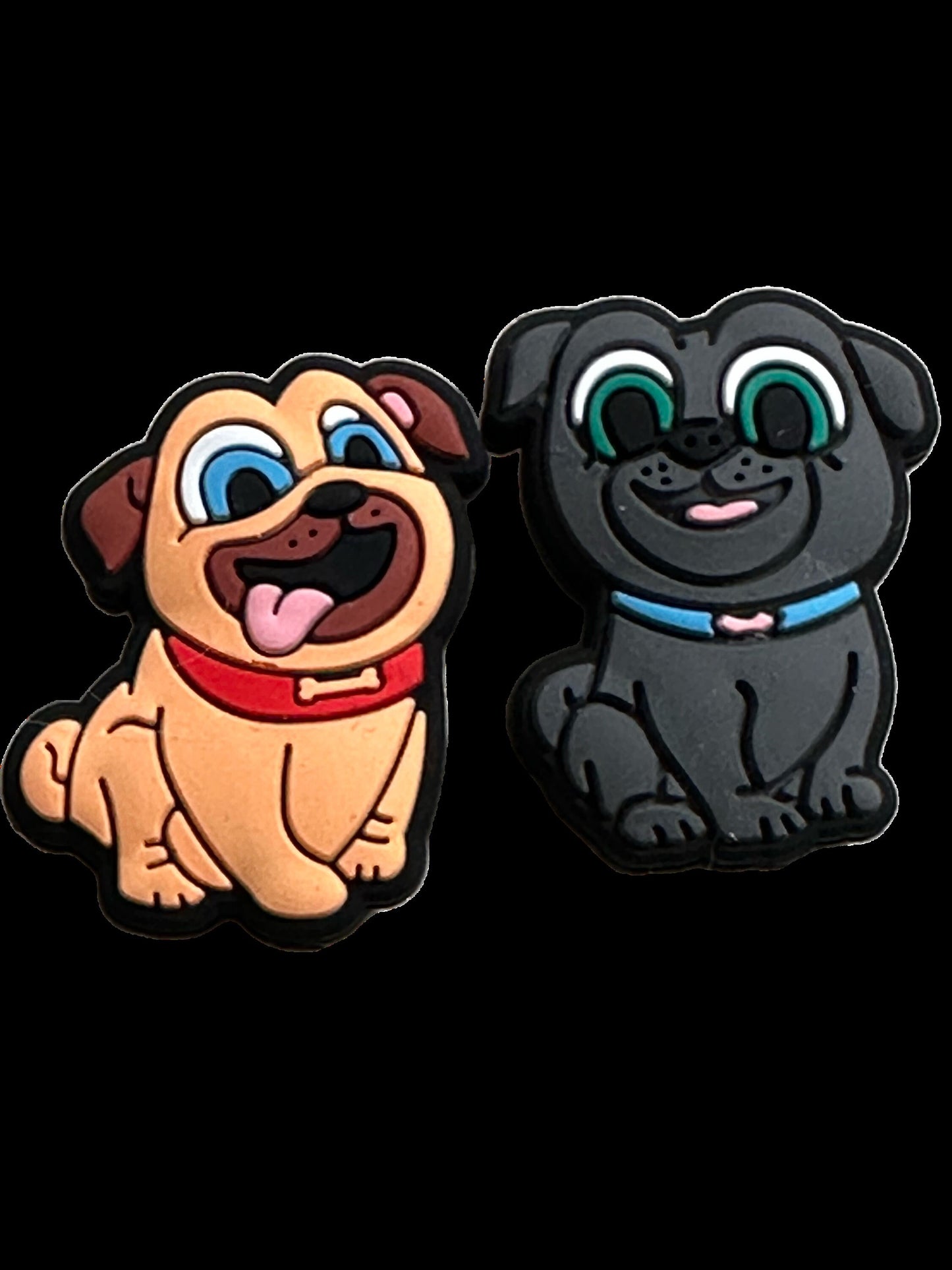 Pug dogs/ Focal Bead/ beadable pen/ Silicone bead/ keychain bead/ DIY/ Dogs