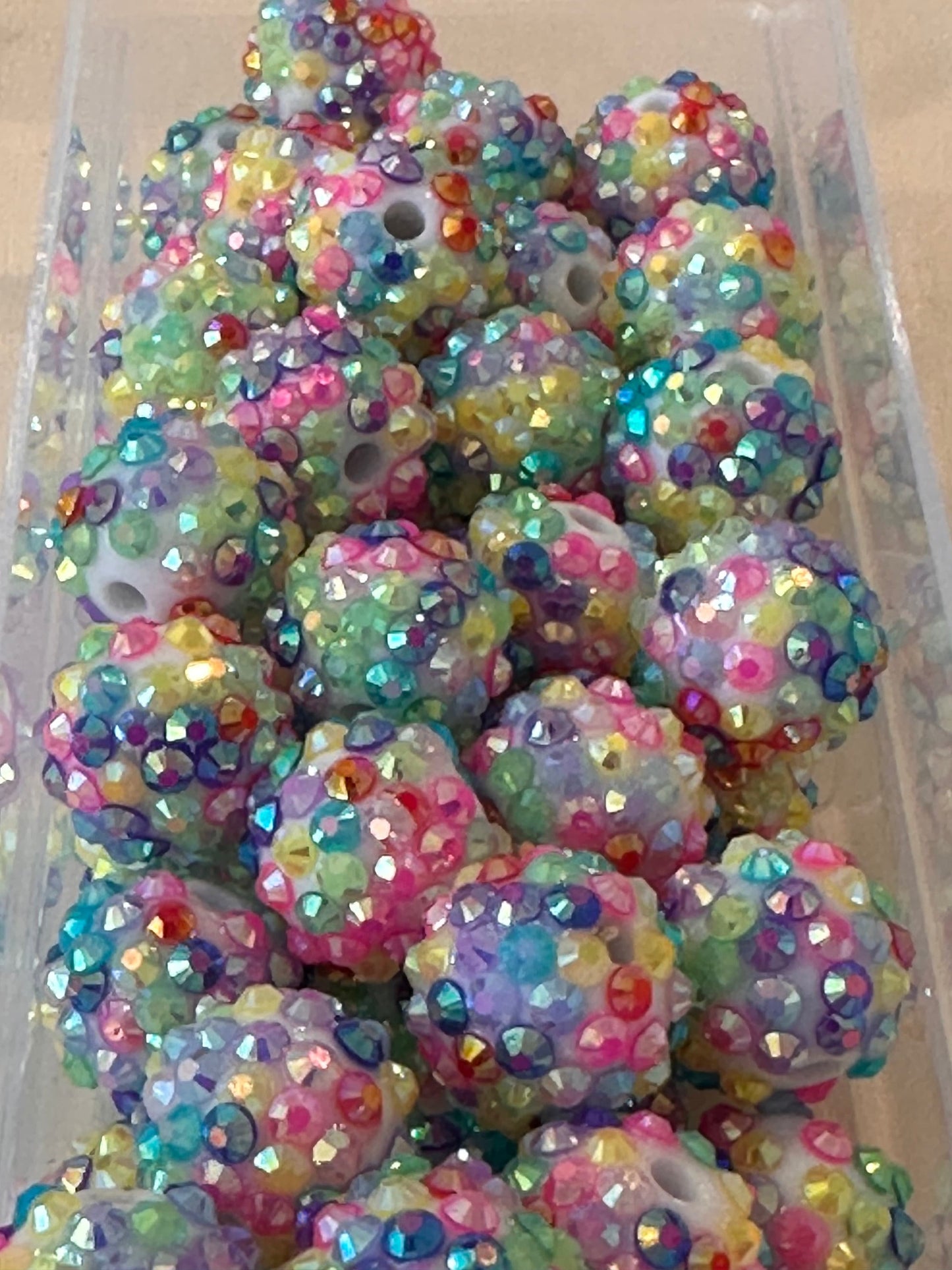 Six (6) beads included/ jewelry Bead/ beadable pen beads/ keychain bead/ DIY/ 16mm