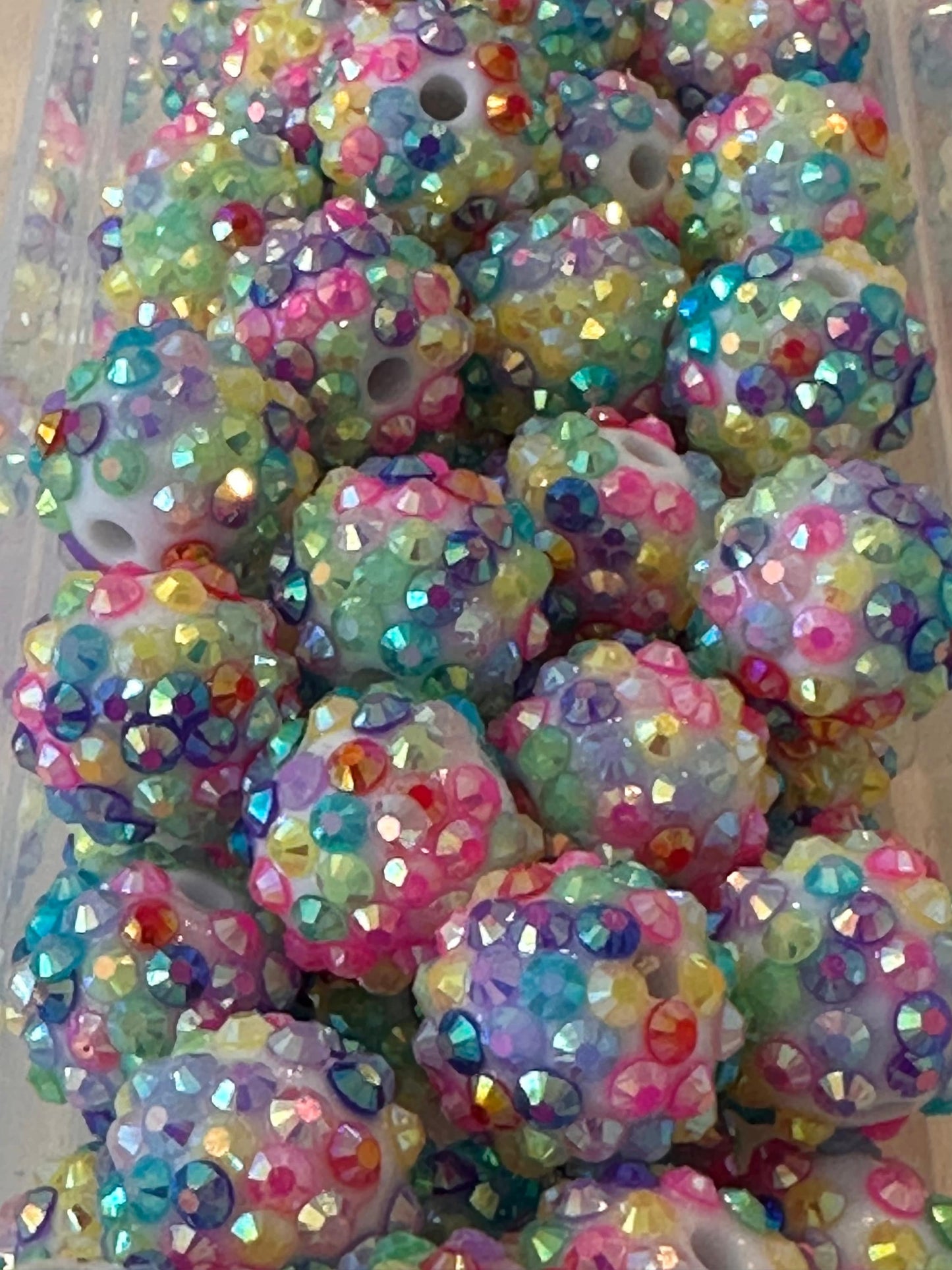 Six (6) beads included/ jewelry Bead/ beadable pen beads/ keychain bead/ DIY/ 16mm