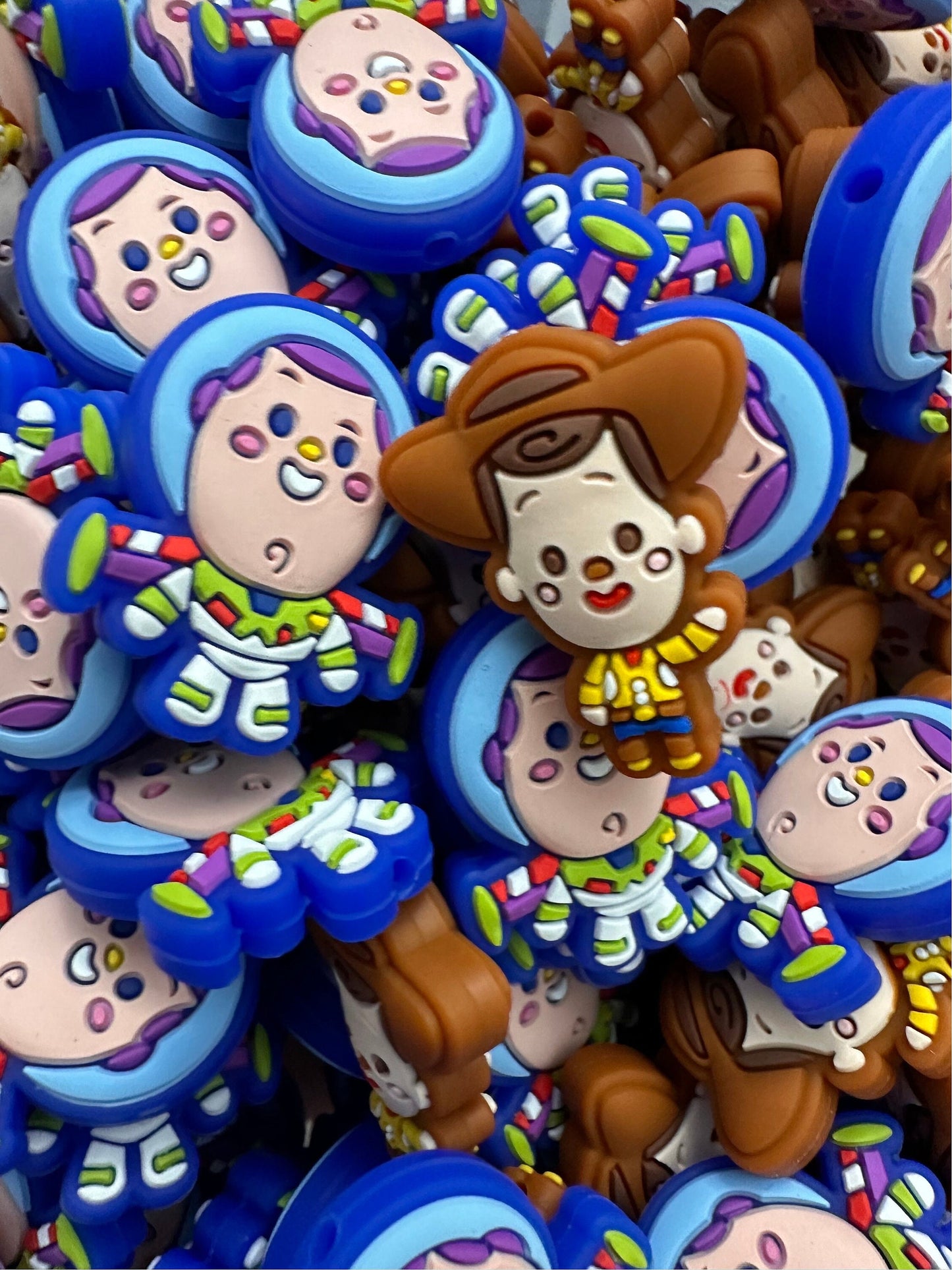 Character/ Focal Bead/ beadable pen/ Silicone bead/ keychain bead/ astronaut / cowboy
