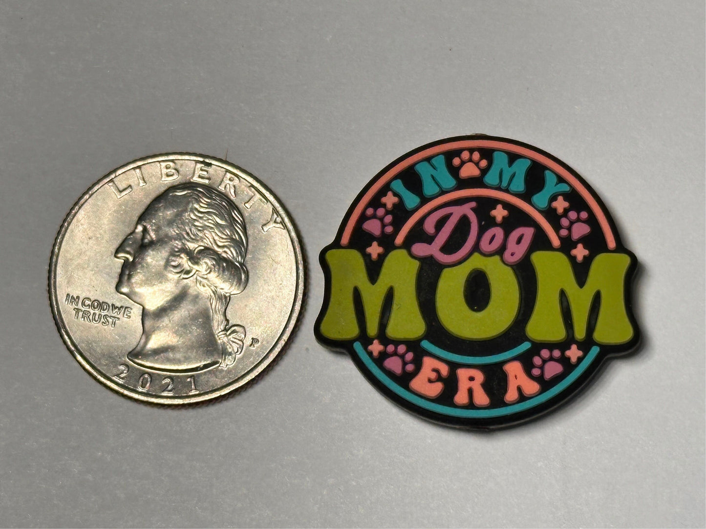 Focal Bead for beadable pen/ Silicone bead/ keychain bead/DIY/ mama/dog mom era