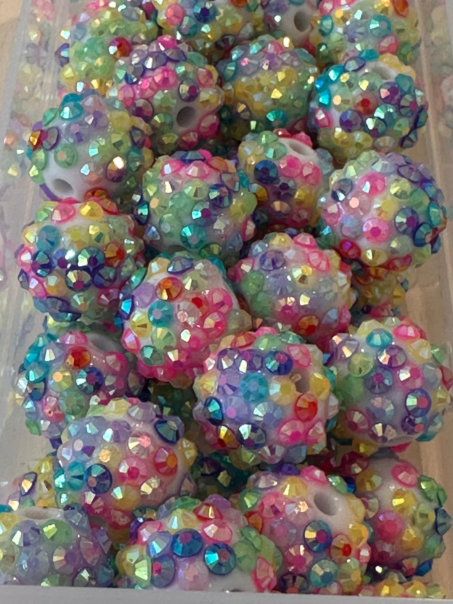Six (6) beads included/ jewelry Bead/ beadable pen beads/ keychain bead/ DIY/ 16mm