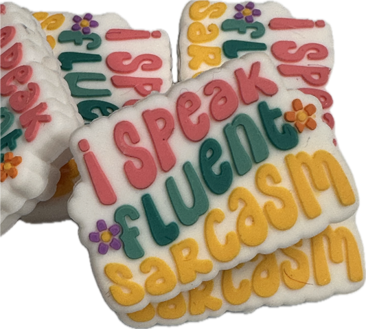 Fluent Sarcasm focal bead/ silicone bead for pen beading/ sarcasm #2