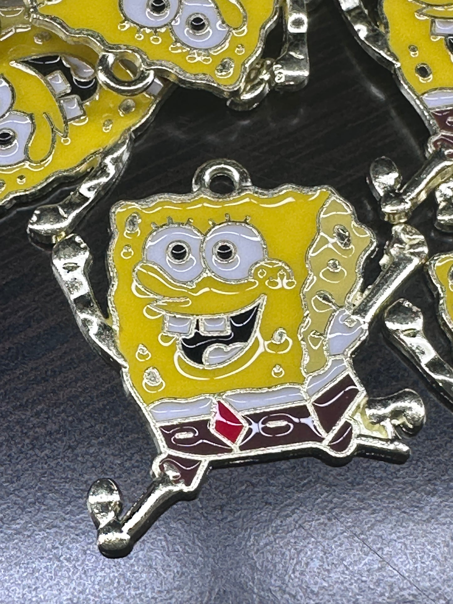 Yellow guy enamel metal charms/ DIY charm bracelet/ DIY necklace