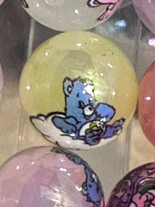 Pastel Bears beads/ Ten (10) included/16mm Bead/ beadable pen/ jewelry/ keychain/