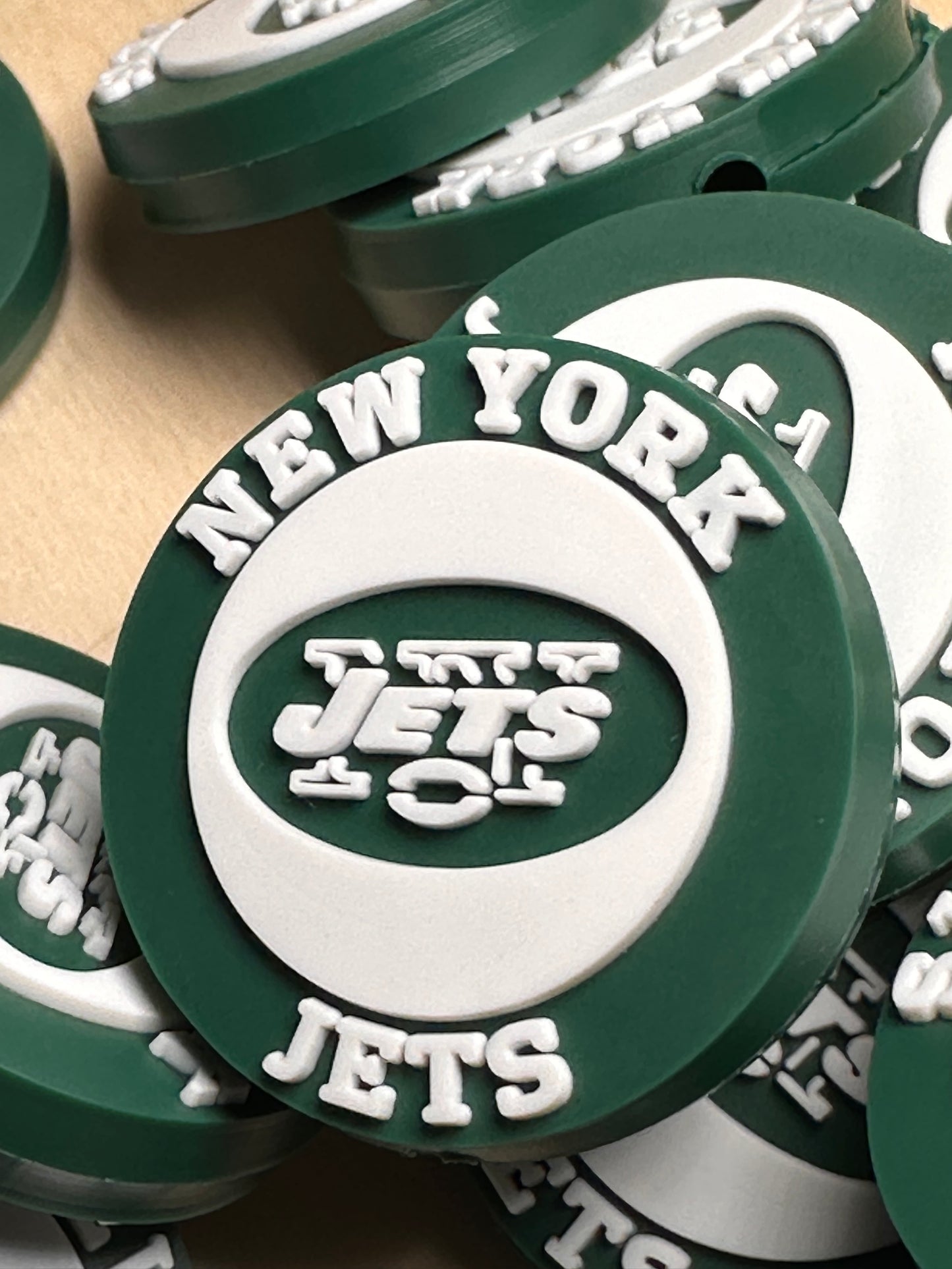 NY Jets Football team focal bead / New York