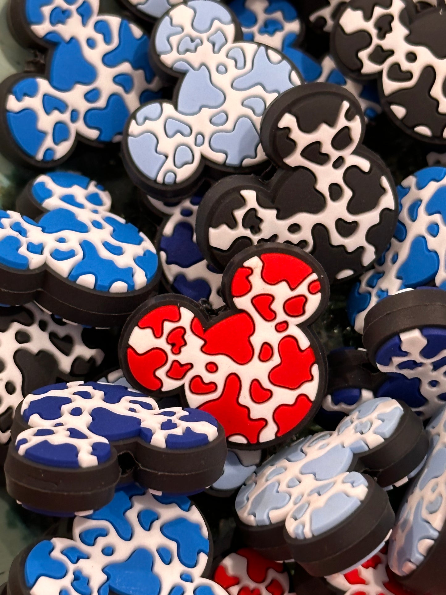 Cow spots Focal Bead