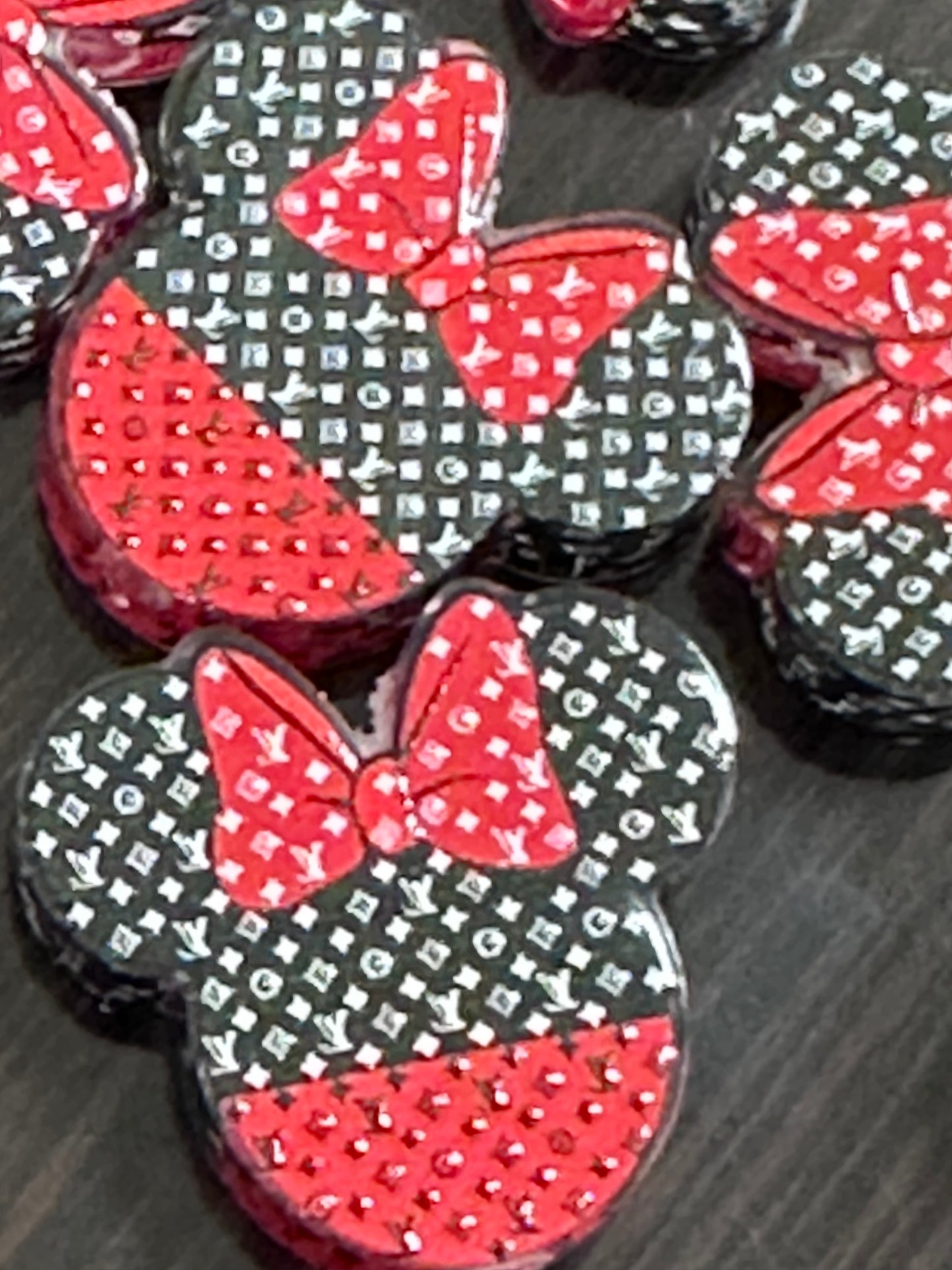 Favorite acrylic focal bead- set of 2/ focal bead/ pen beading / keychain bead/