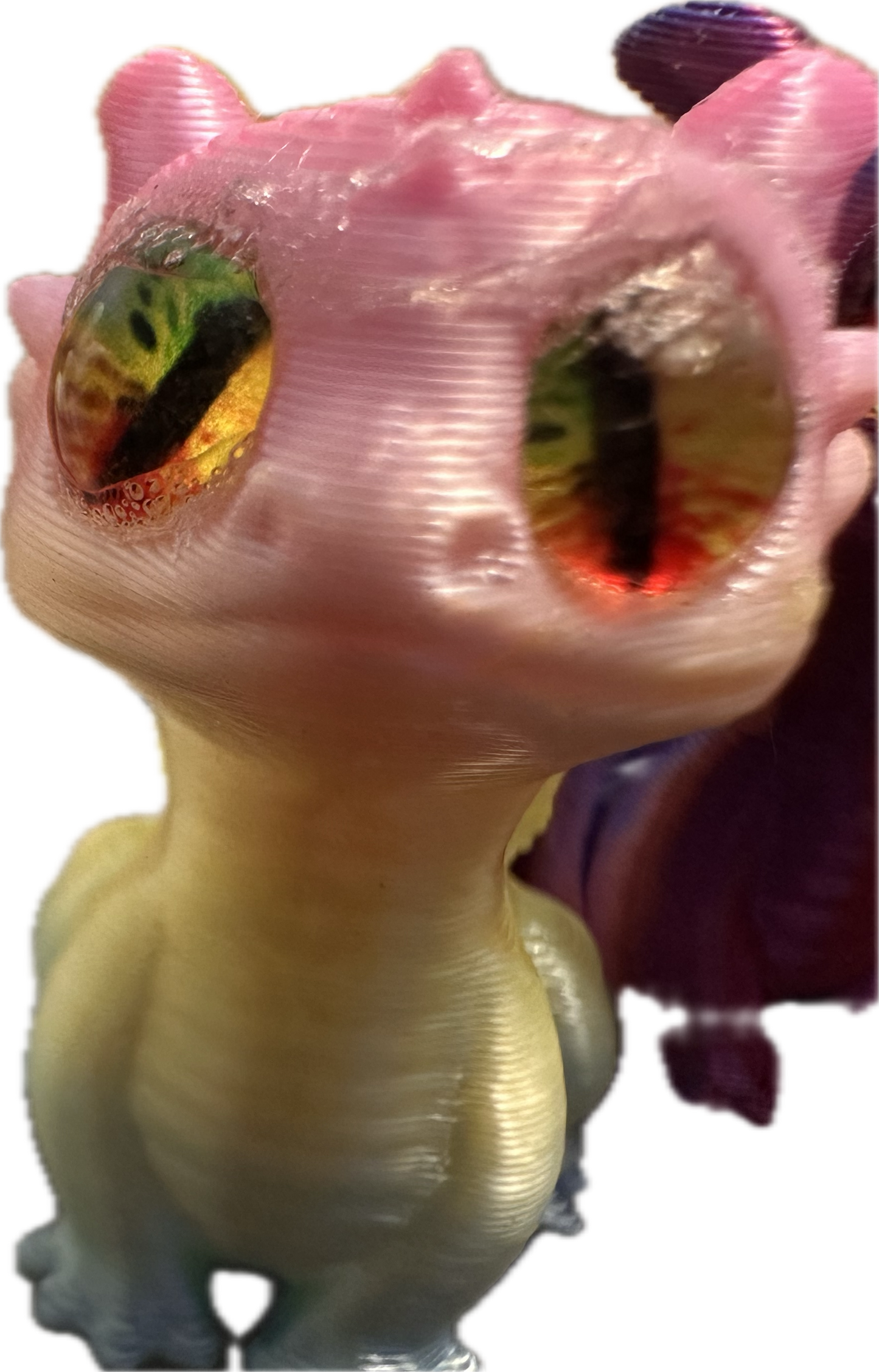 3D Dragon Bead/ beadable pen/ clay bead/ keychain bead/DIY/ cat eyes