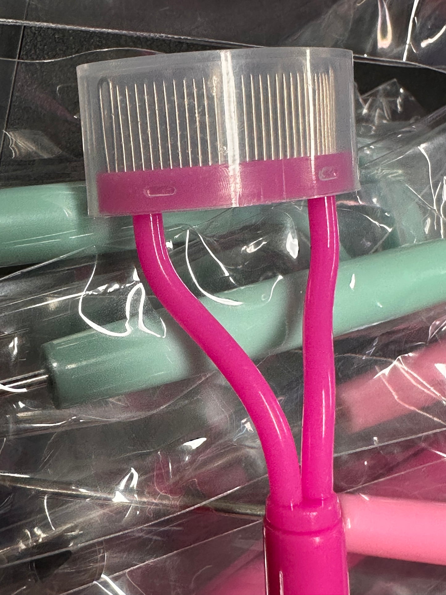 Beadable Makeup eyelash brush separator / beadable item