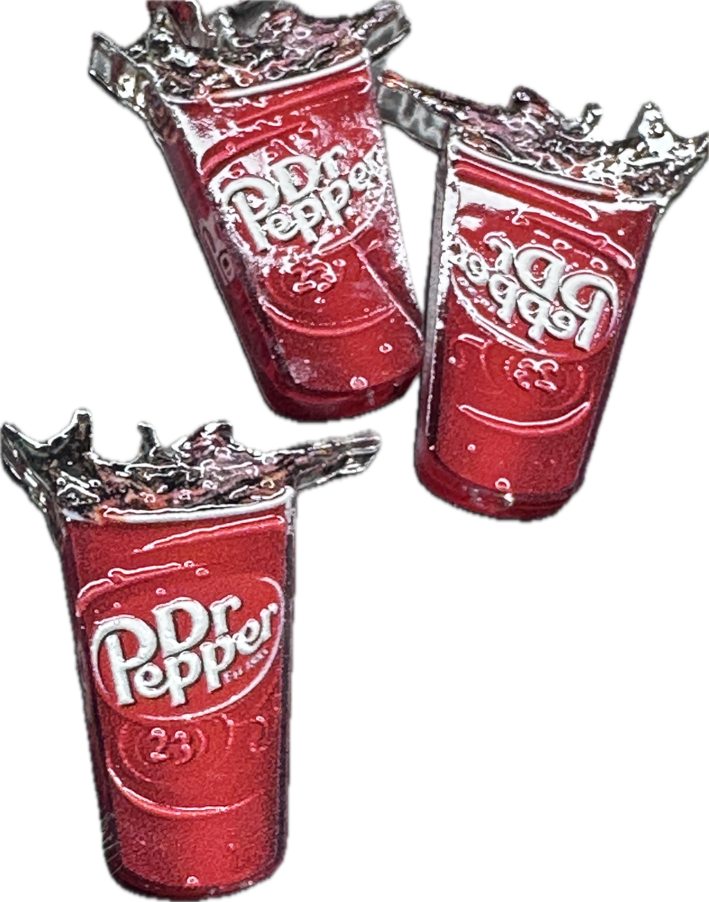 Cup of soda acrylic focal bead- set of 2/ focal bead/ pen beading / keychain bead/